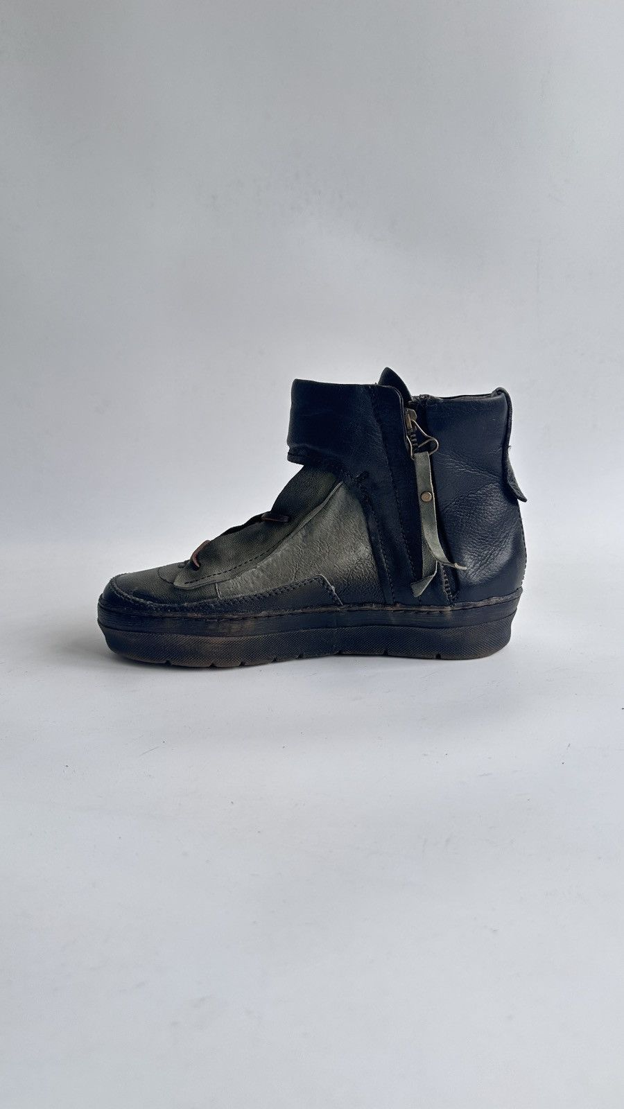 A.S.98 Airstep A.S.98 Leather High Top Sneakers Boots Avant Garde Size US 6.5 / IT 36.5 - 9 Thumbnail