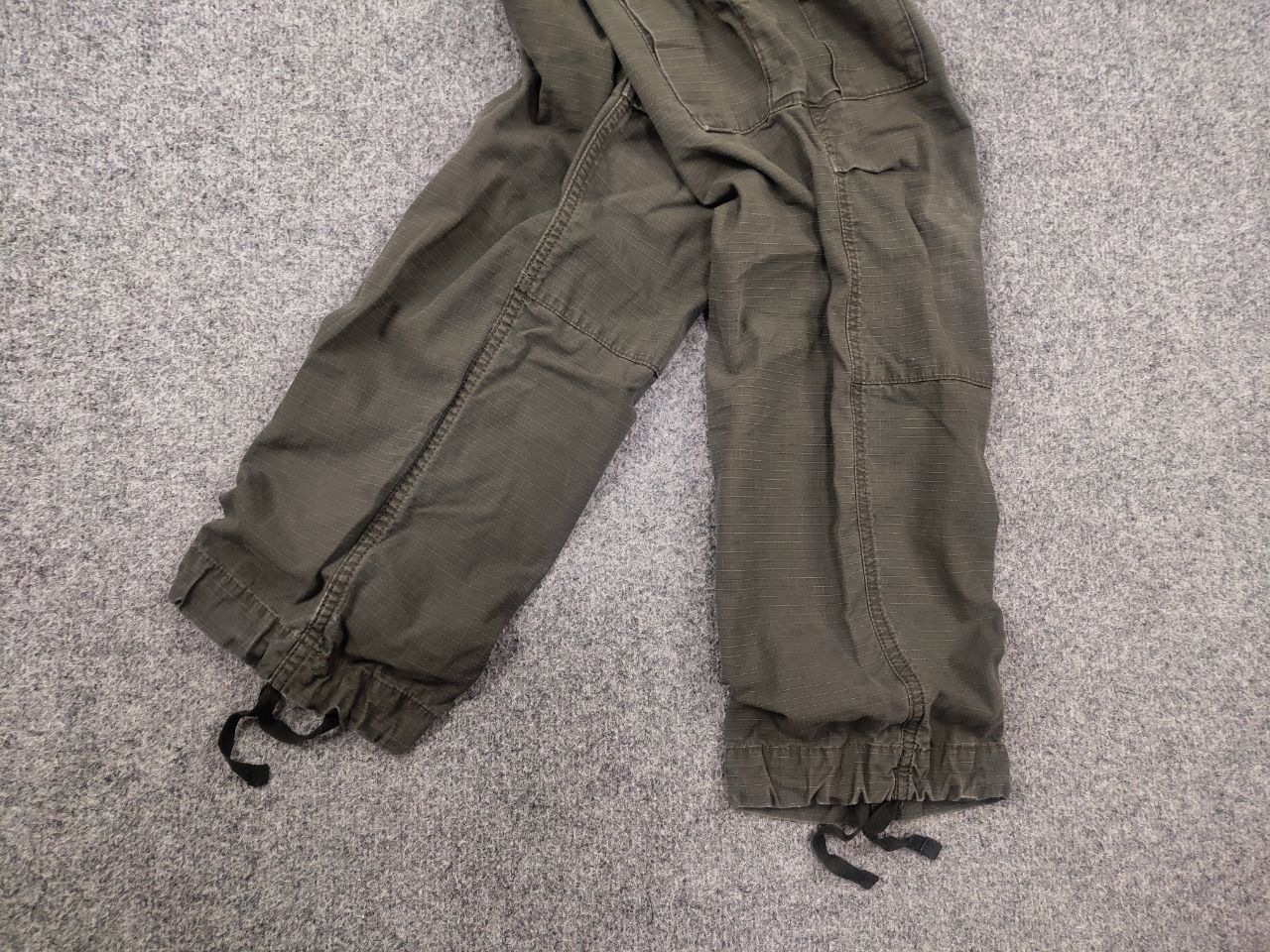 Carhartt Vintage Carhartt Ripstop Green Faded Regular Cargo Pants Size US 31 - 5 Thumbnail