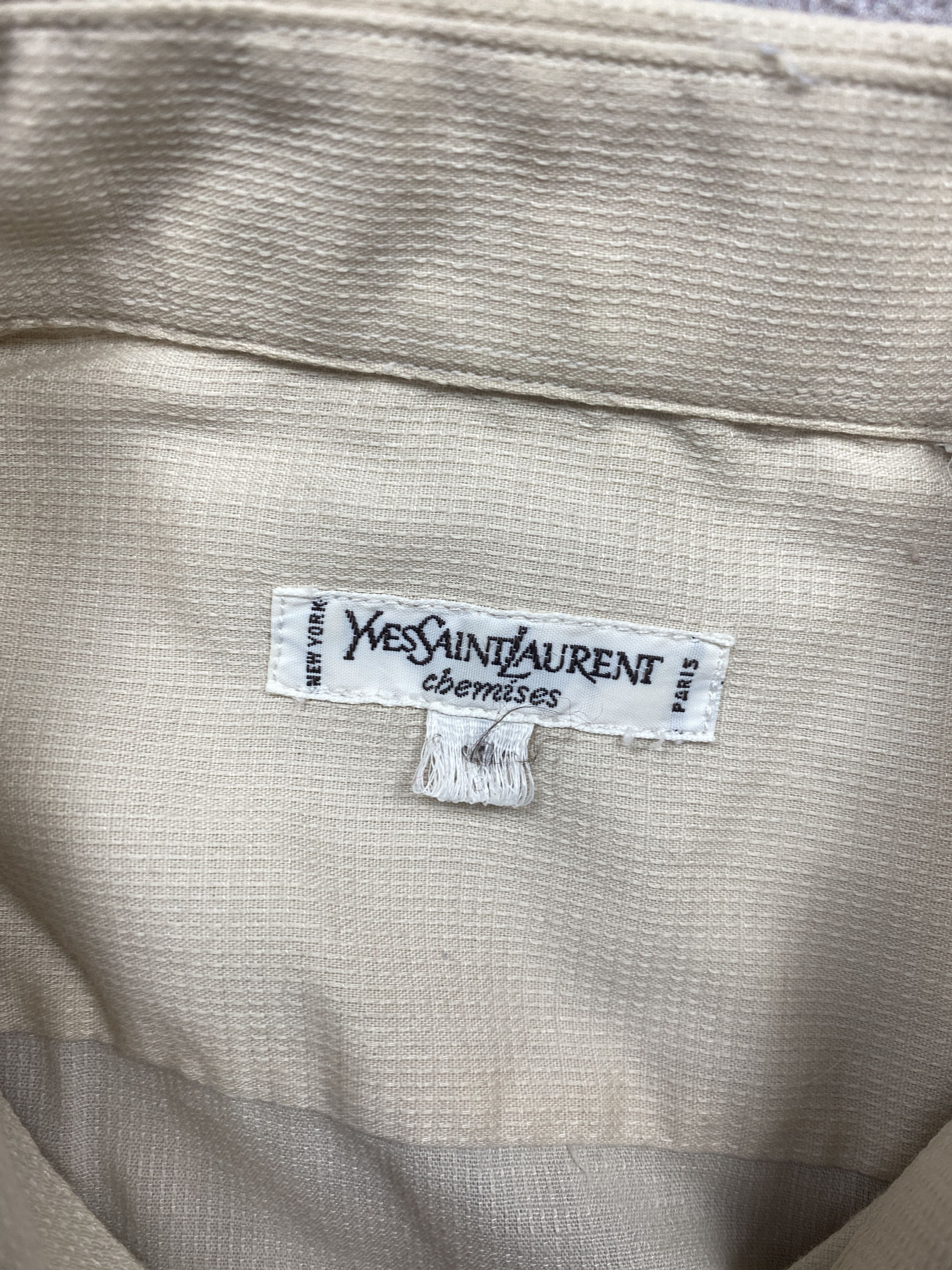 Yves Saint Laurent Yves Saint Laurent Chemises 90s Vintage shirt YSL Size US L / EU 52-54 / 3 - 4 Thumbnail
