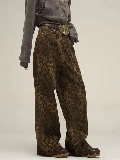VIBE Leopard Print Y2k Jean Size 25" / US 0 / IT 36 - 3 Thumbnail