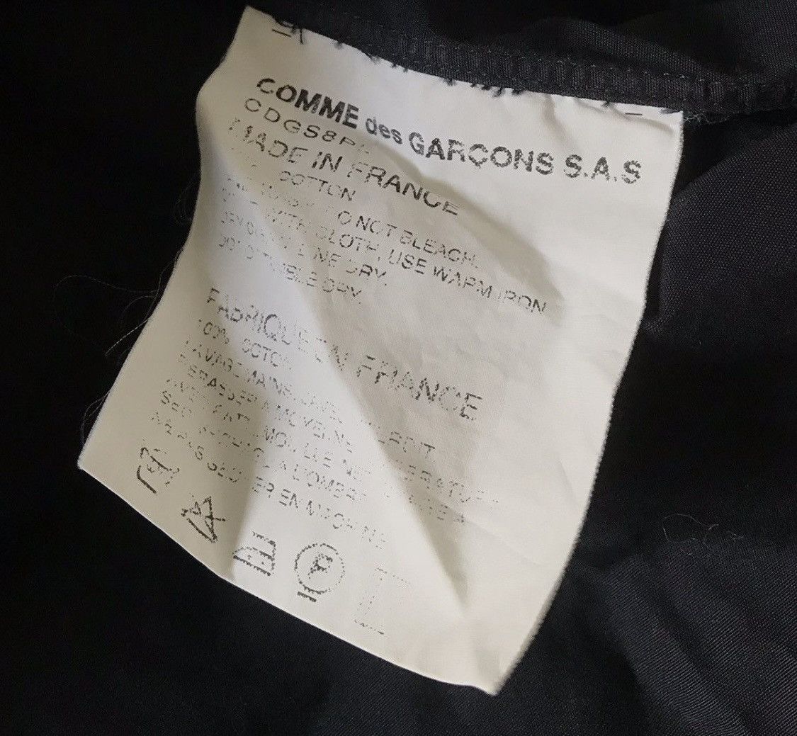 Comme des Garcons CDG SHIRT black button down shirt Size US M / EU 48-50 / 2 - 4 Thumbnail
