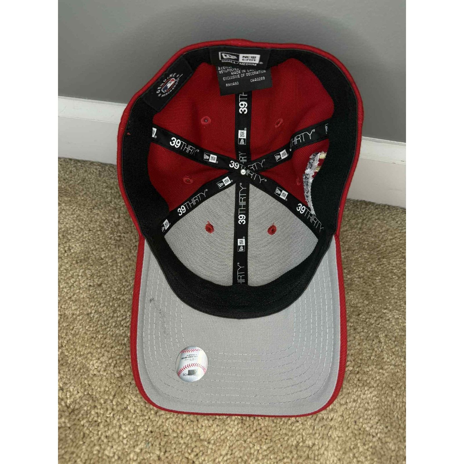 New Era New Erax39Thirty Angels Los Angeles USA Baseball Cap Red S/M Size ONE SIZE - 5 Thumbnail