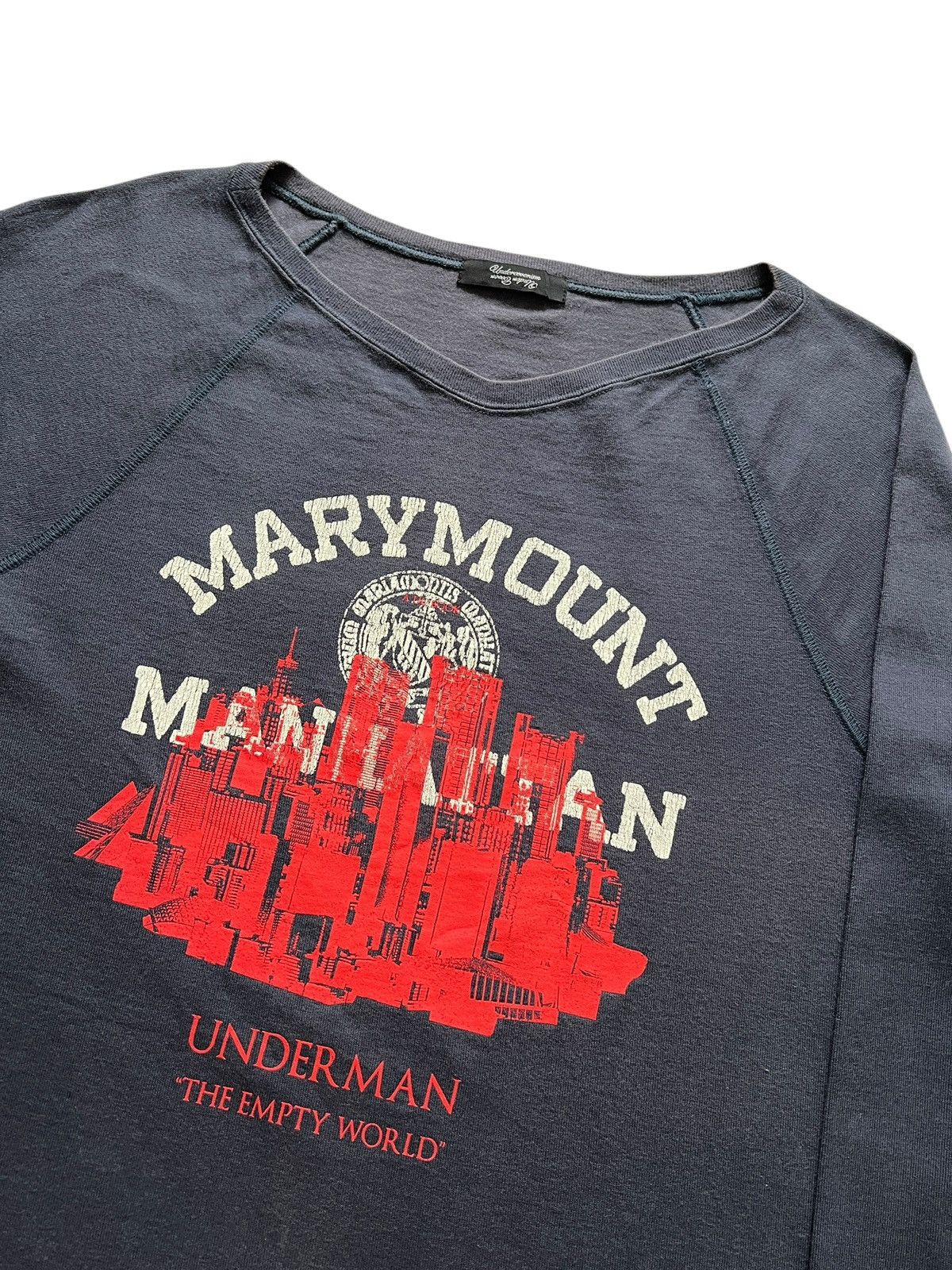 Undercover Undercover SS11 ‘Underman” Sun Faded Distressed Raglan Tee Size US M / EU 48-50 / 2 - 6 Thumbnail