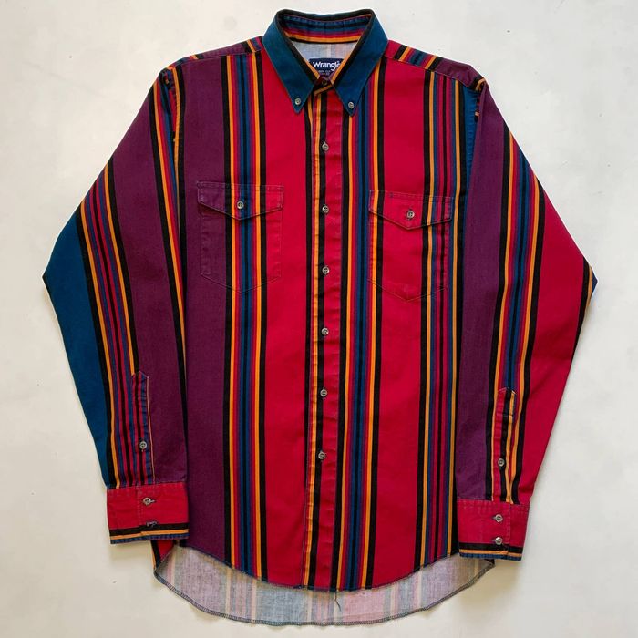 Wrangler 1990s Wrangler Brushpopper Western Shirt | Grailed