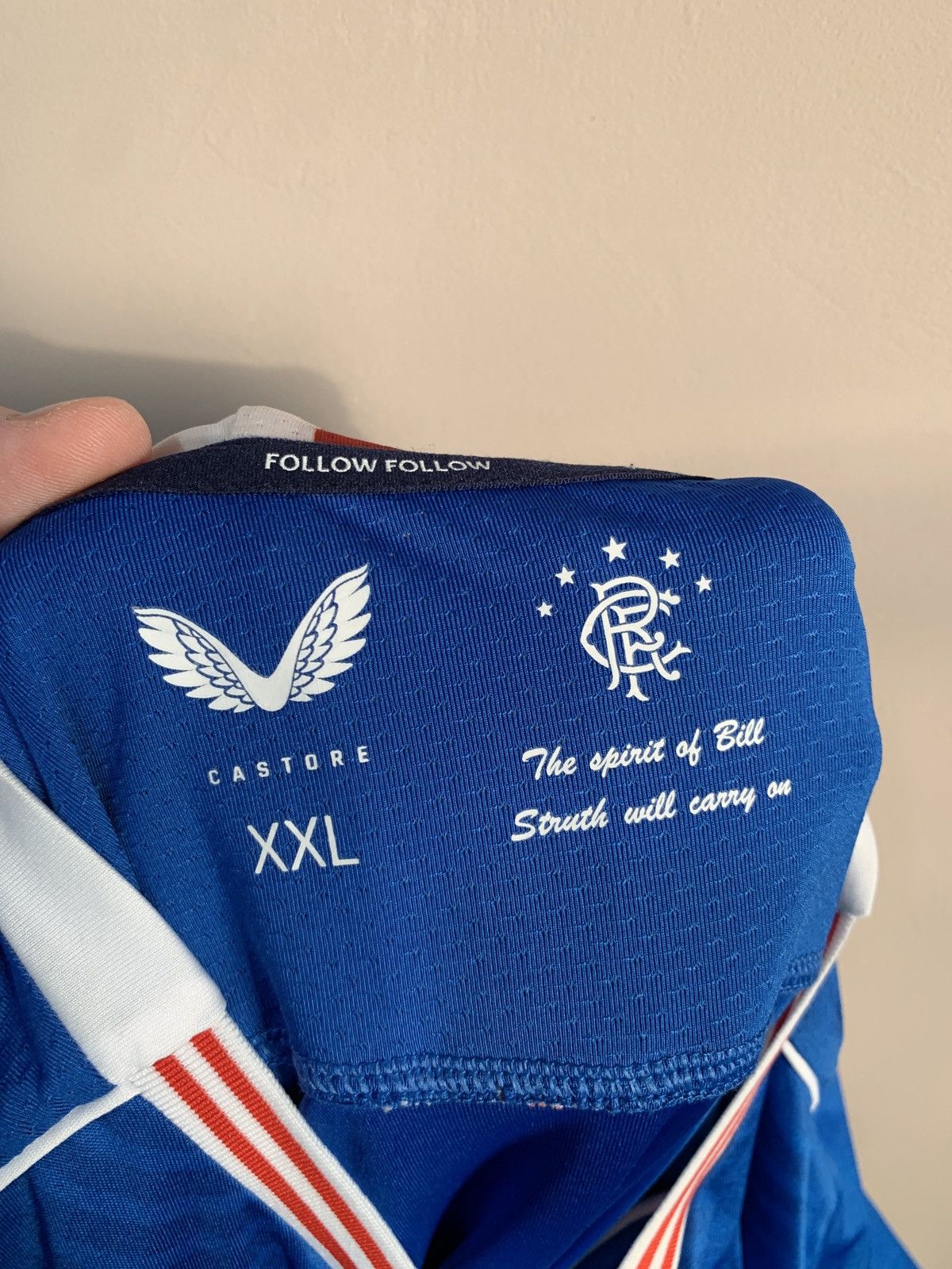 Other Rangers FC Glasgow 2020 Champions soccer jersey castore Size US XXL / EU 58 / 5 - 6 Thumbnail