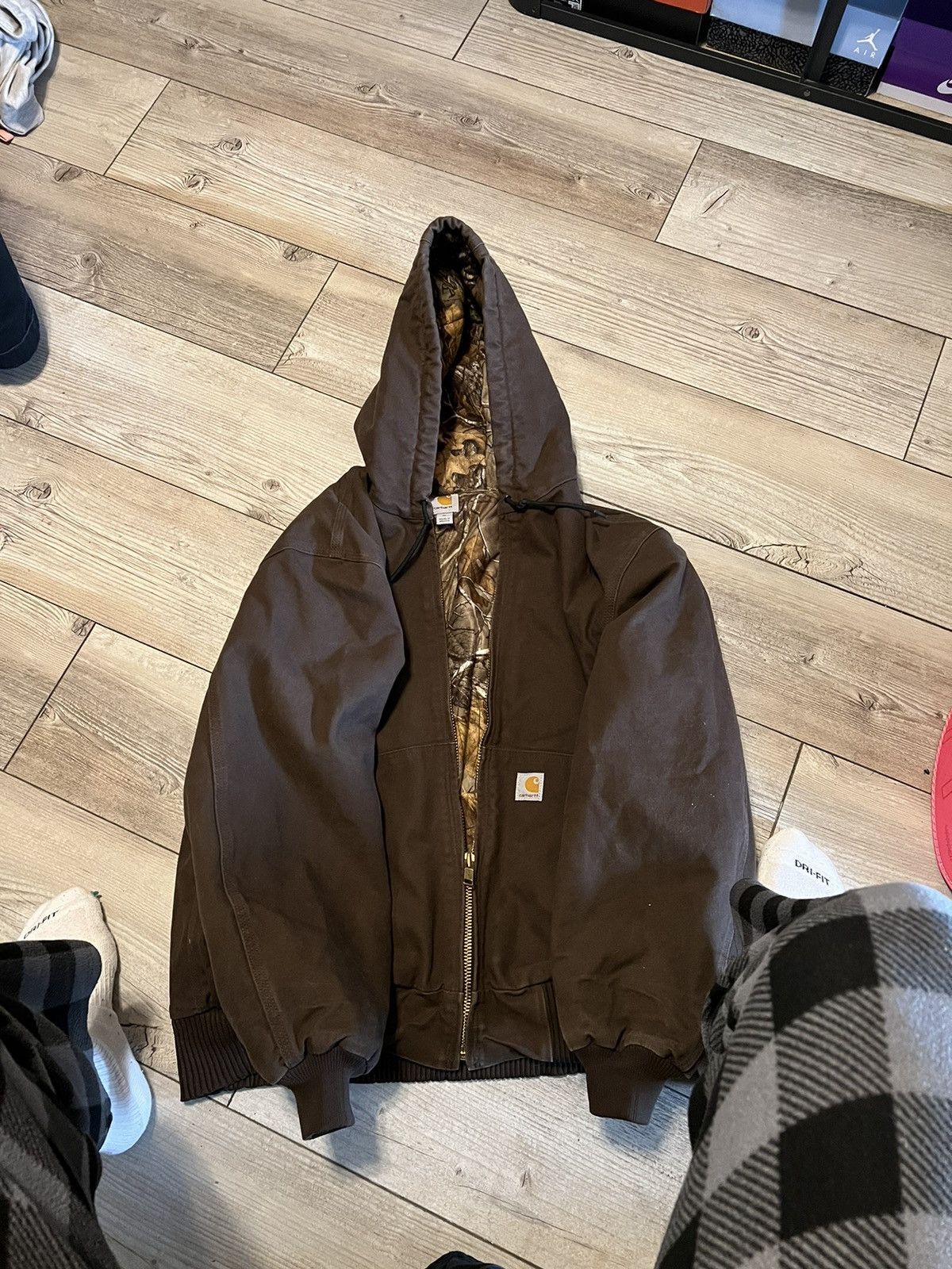 Image of Vintage Carhartt Jacket in Brown, Men's (Size XL)