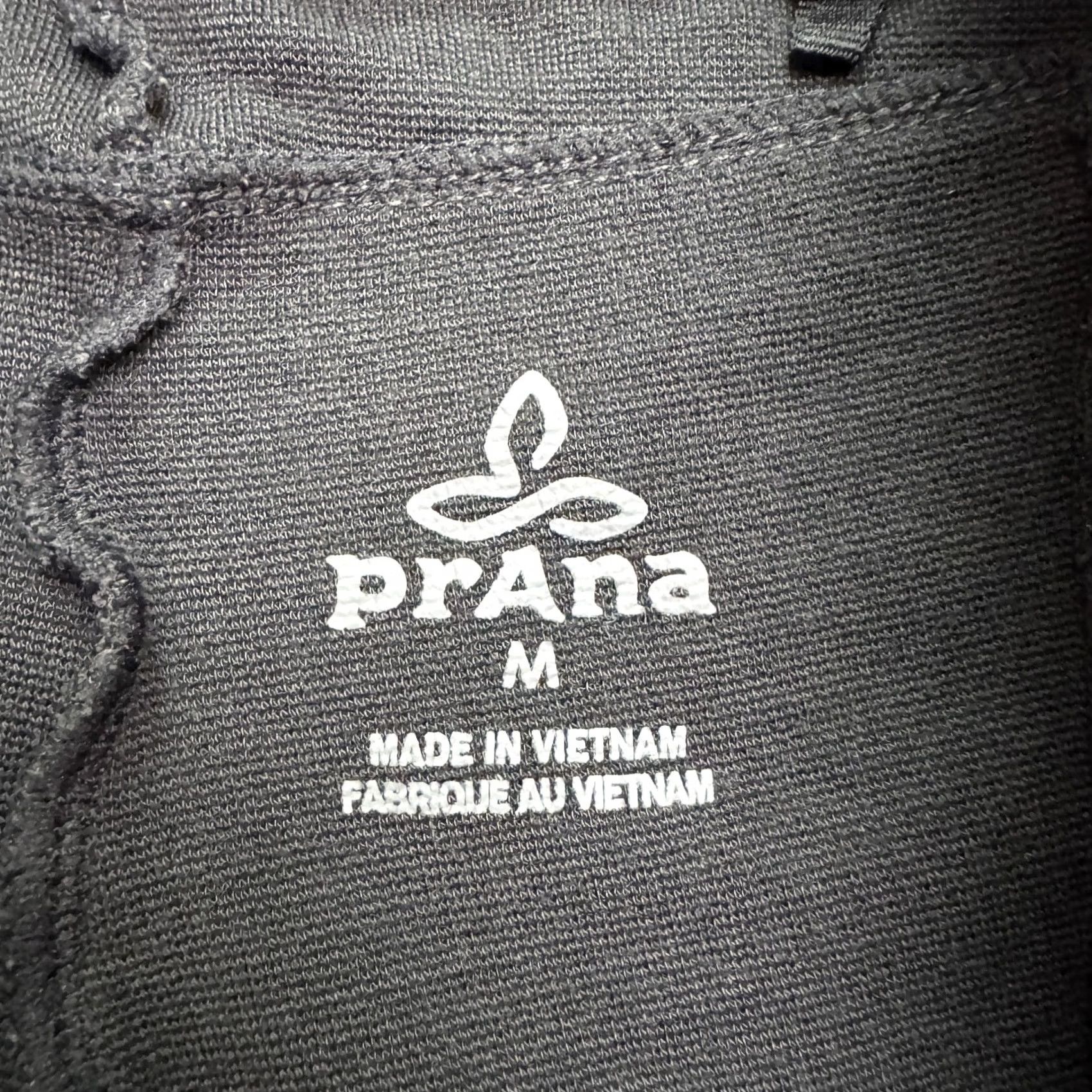 Prana Prana Monte Baldo Leggings Pants Womens Medium Black Stretch Pockets Slim Fit Active Sports Athleisure Modern Drawstring? Size 32" / US 10 / IT 46 - 5 Thumbnail