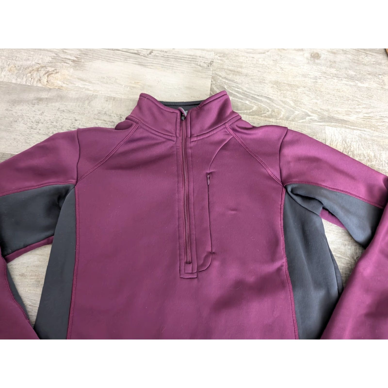 Rab RAB Jacket Womens XL Purple PS Zip Top Polartec Stretch Outdoor Shirt Hoodie? Size XL / US 12-14 / IT 48-50 - 3 Thumbnail