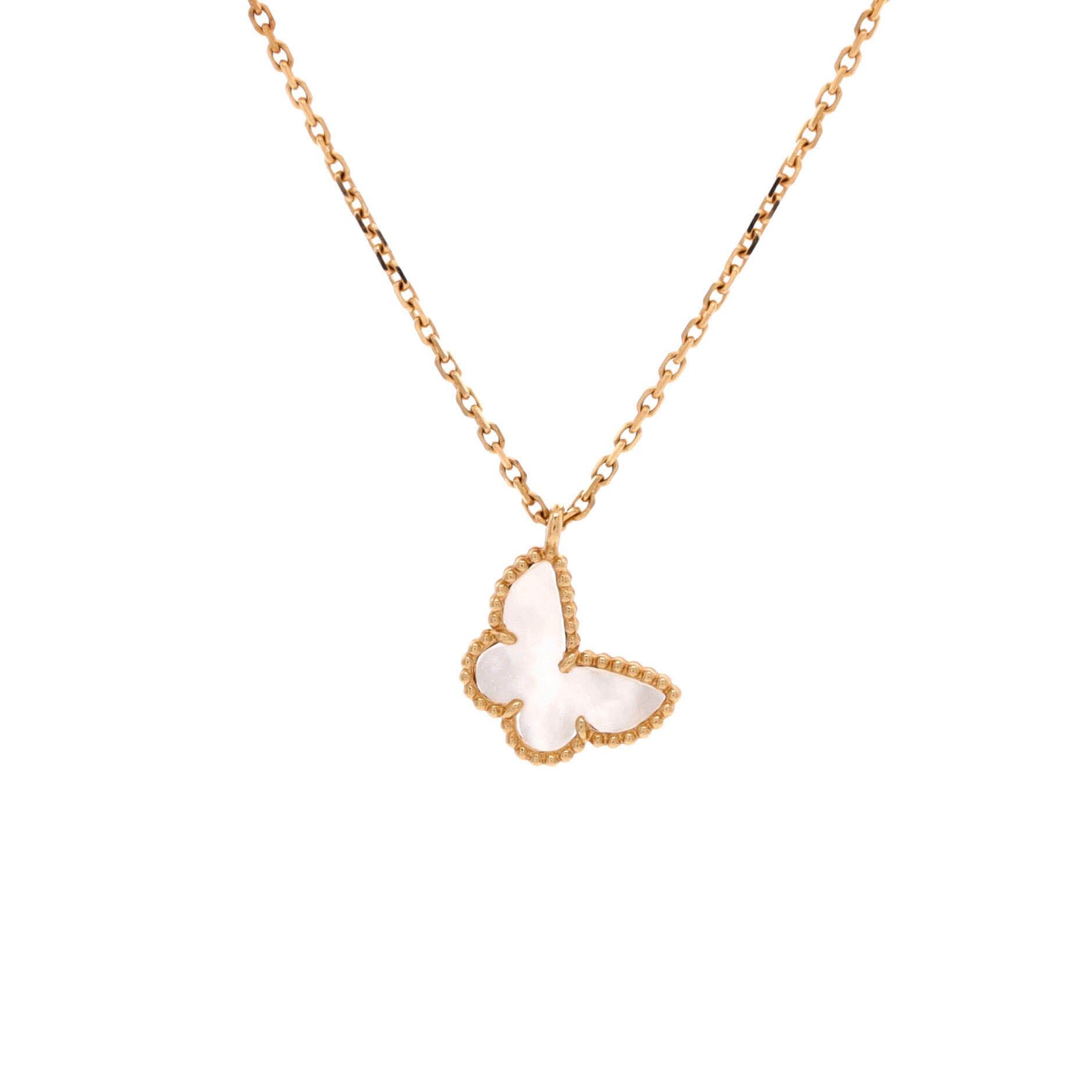 Van Cleef & Arpels Sweet Alhambra Butterfly Pendant Necklace Size ONE SIZE - 1 Thumbnail