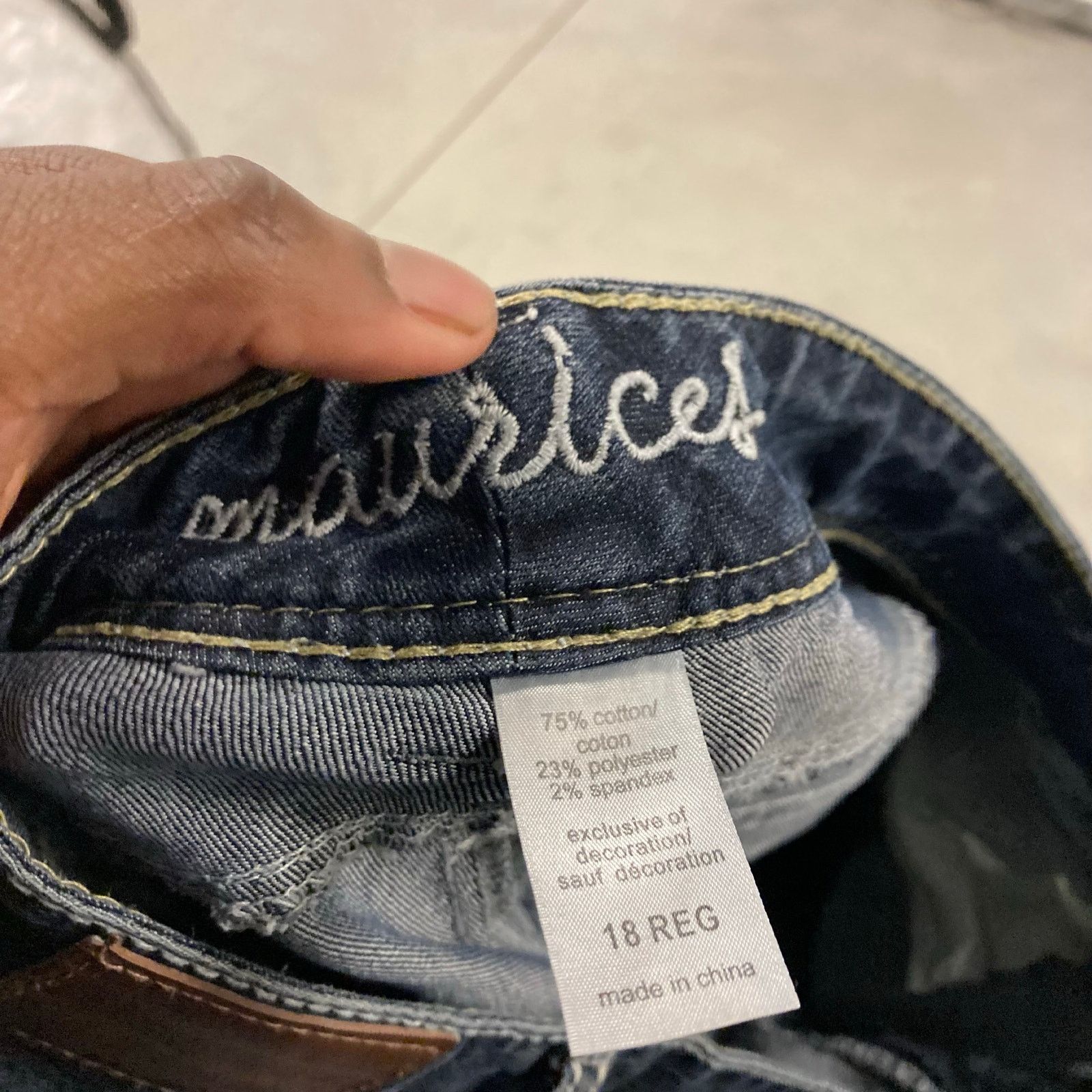 Vintage Maurices y2k low rise bootcut Jeans 37x31 Size US 37 - 4 Thumbnail