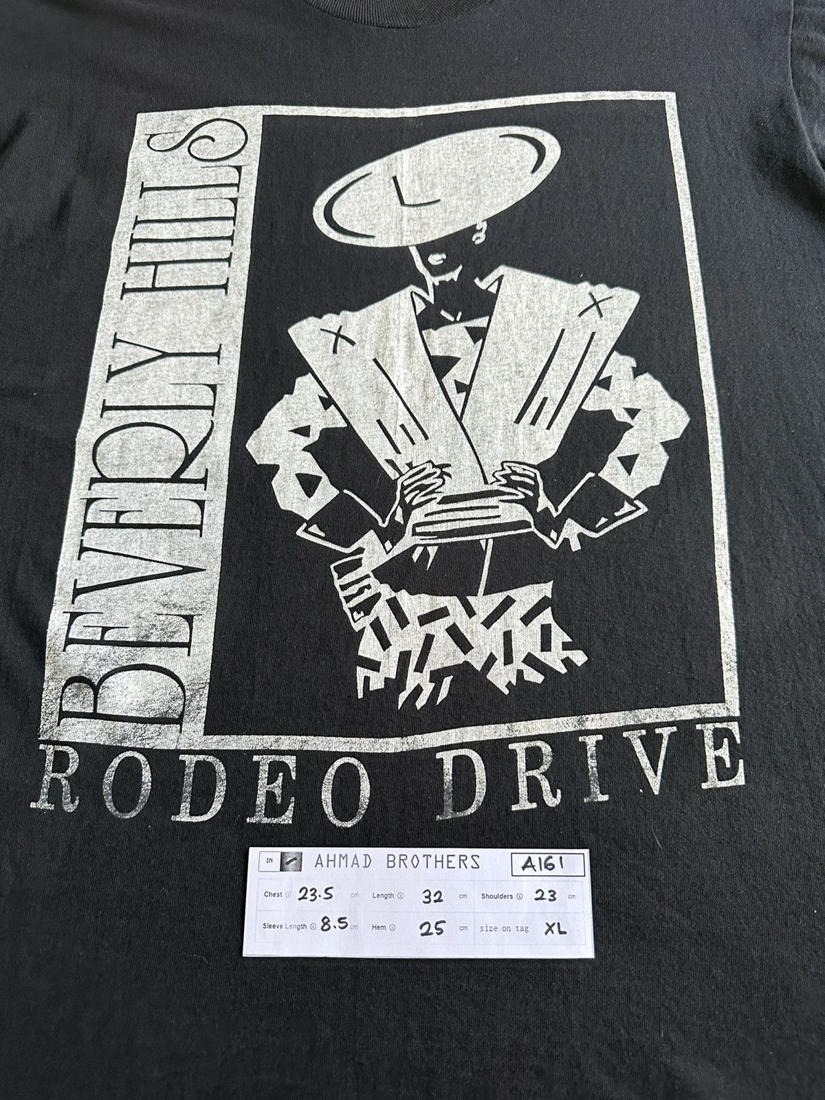 Vintage Vintage 90s Beverly Hills Rodeo Drive Usa Tee A161 Size US L / EU 52-54 / 3 - 8 Thumbnail