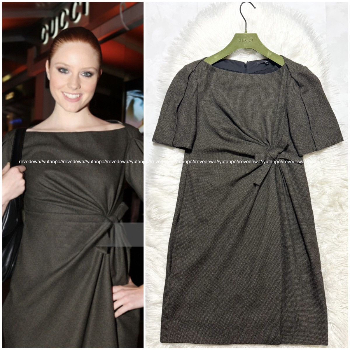 Gucci Gucci Twisted Dress with Ribbon Size XS / US 0-2 / IT 36-38 - 1 Thumbnail
