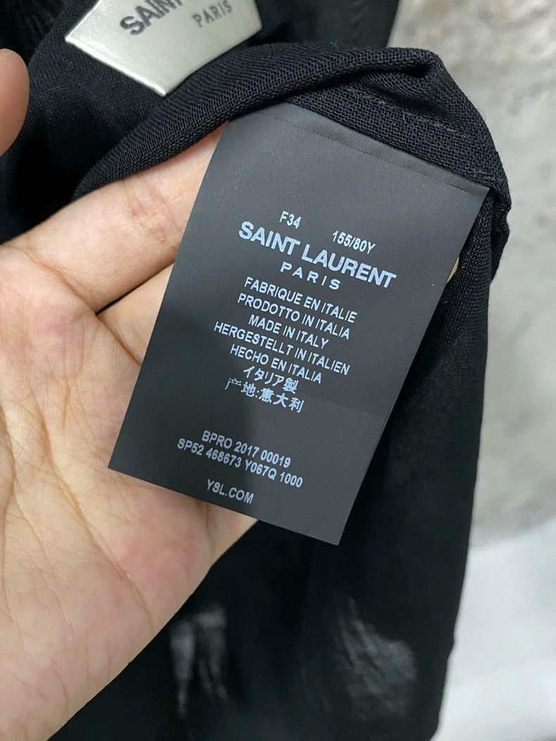 Saint Laurent Paris Saint Laurent SLP Puff Sleeve Shirt- Size US XS / EU 42 / 0 - 6 Thumbnail