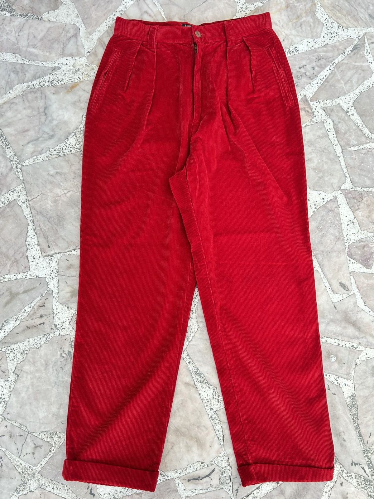 Ralph Lauren Ralph Lauren Country Vintage Corduroy Pants Red Size 27" / US 4 / IT 40 - 1 Thumbnail