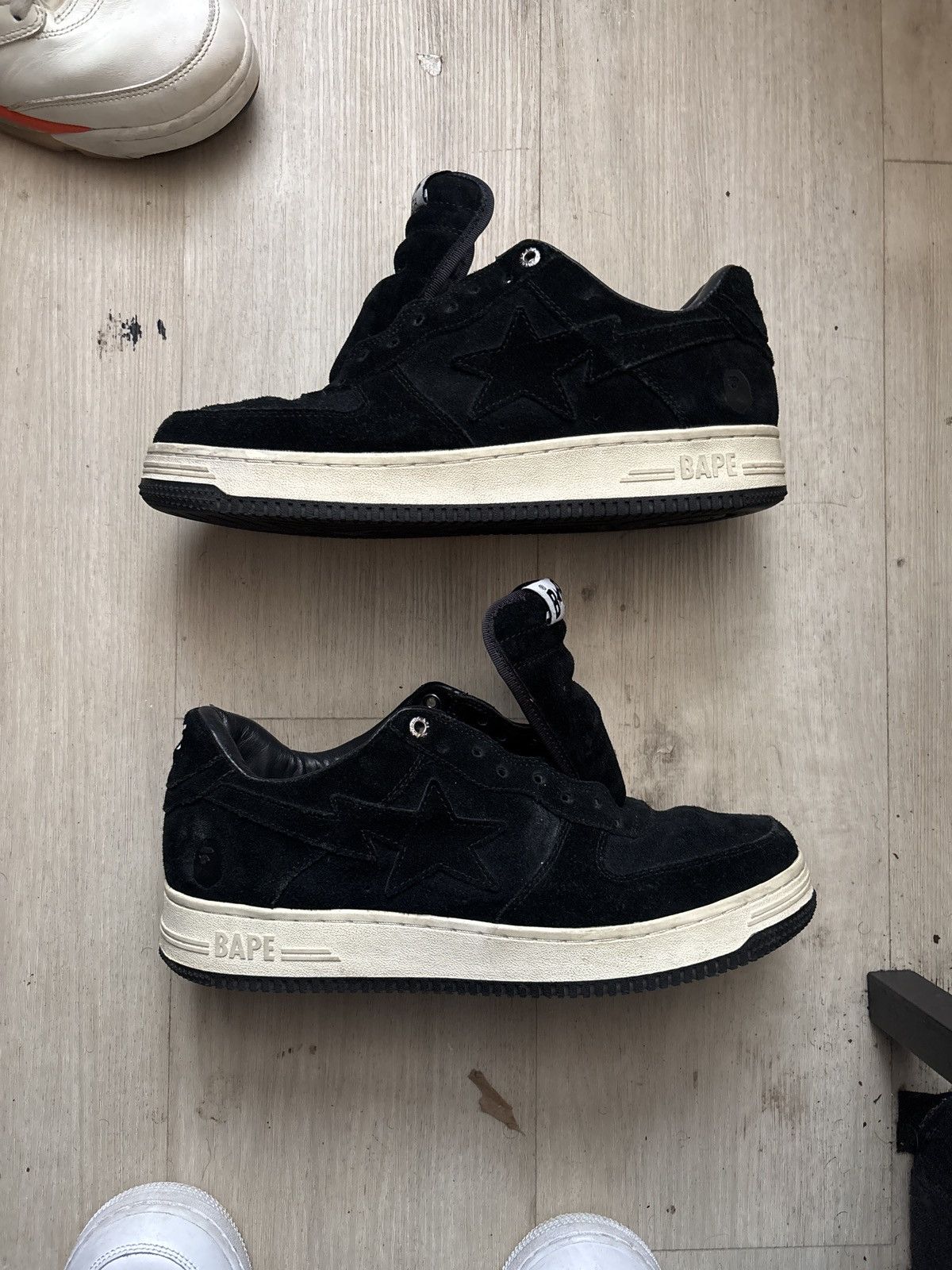 Bape Black suede bapestas Size US 11 / EU 44 - 1 Thumbnail