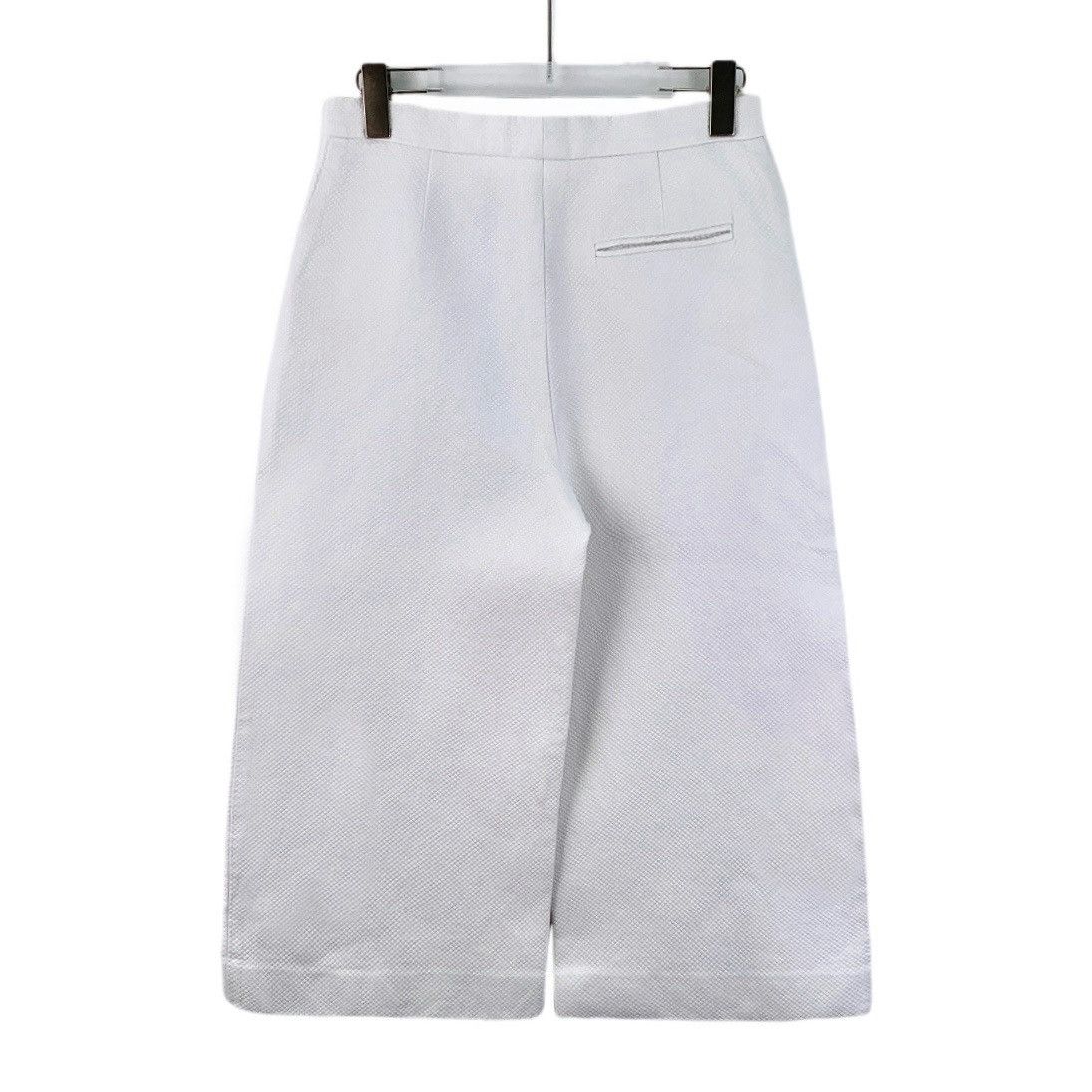 Dior Dior White Cotton Casual Wide Leg Jeans Size 27" / US 4 / IT 40 - 2 Thumbnail