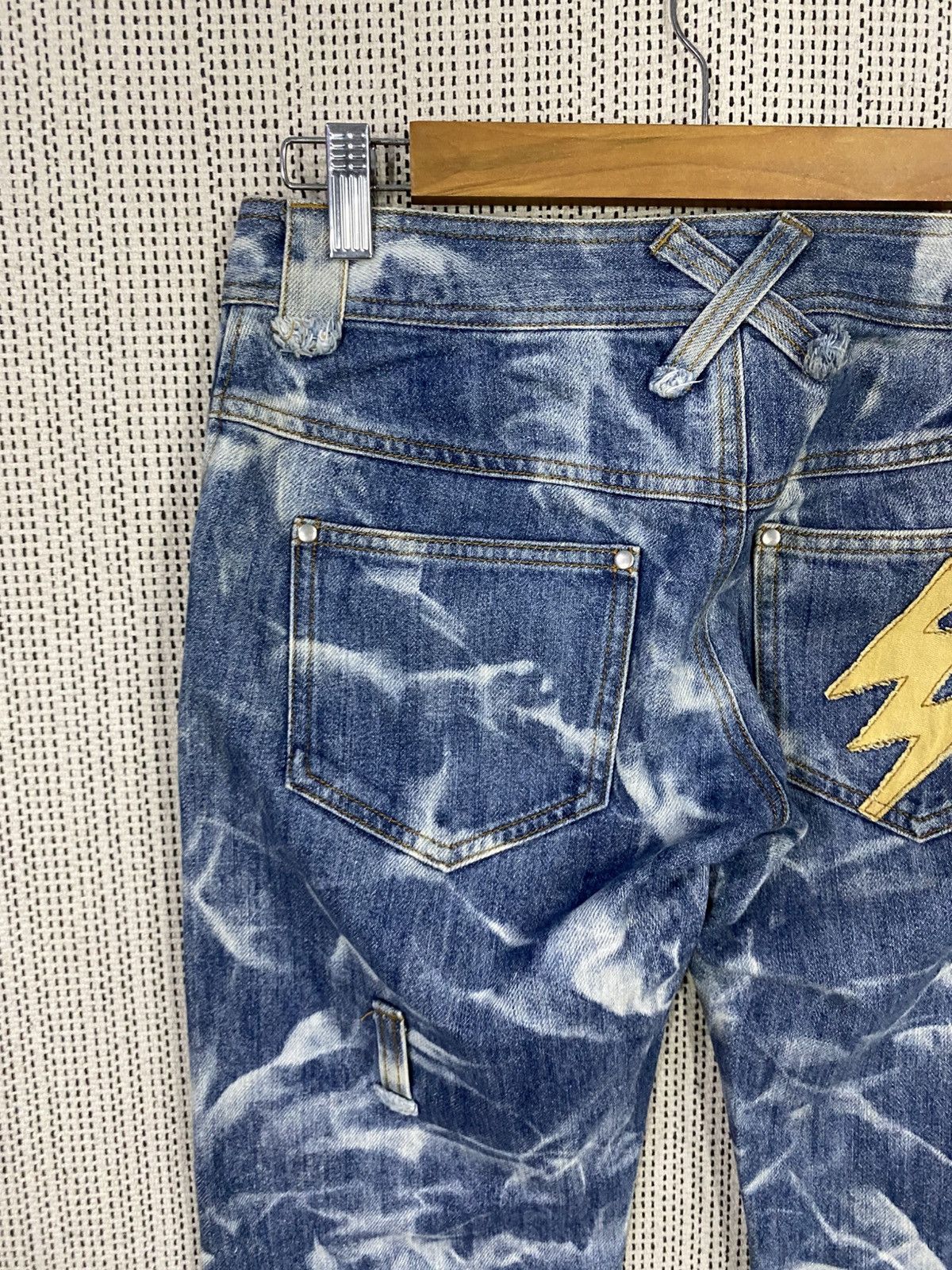 Seditionaries Algonquins punk gothic style denim acid wash Size US 30 / EU 46 - 10 Thumbnail