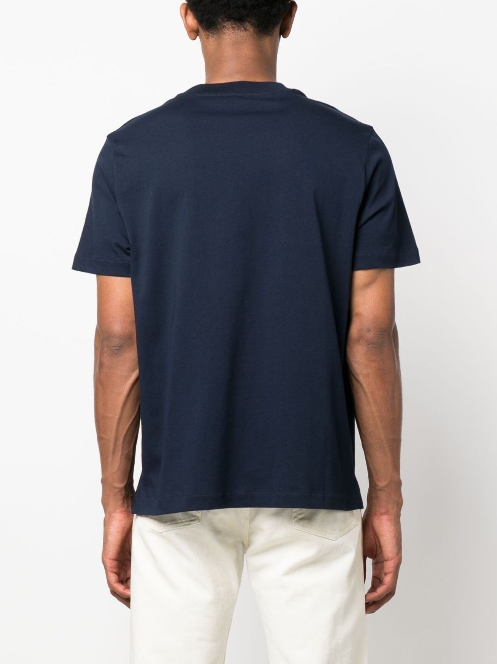 A.P.C. APC Albert regular fit navy blue logo print t-shirt Size XL Size US XL / EU 56 / 4 - 3 Thumbnail