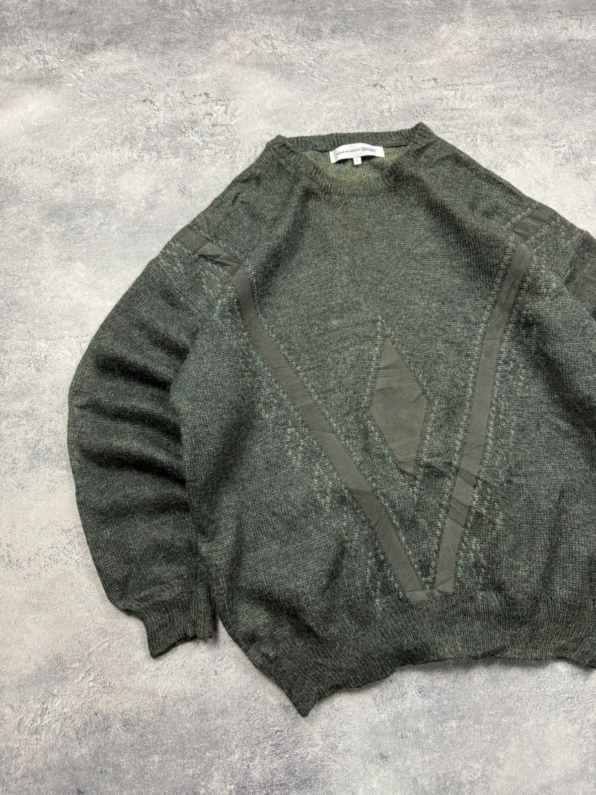 Comme des Garcons SHIRT Comme des Carçons SHIRT Wool Sweater Japanese Brand Size US L / EU 52-54 / 3 - 6 Thumbnail