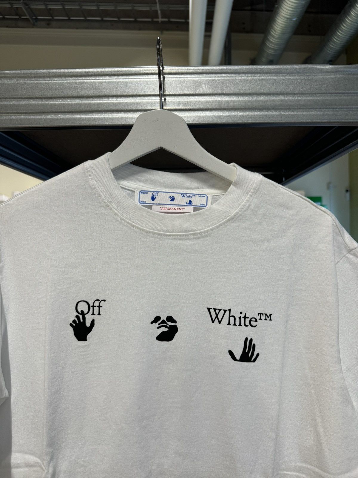 Off-White Off-White Big Logo T-Shirt NEW 500$ Size US XS / EU 42 / 0 - 2 Thumbnail