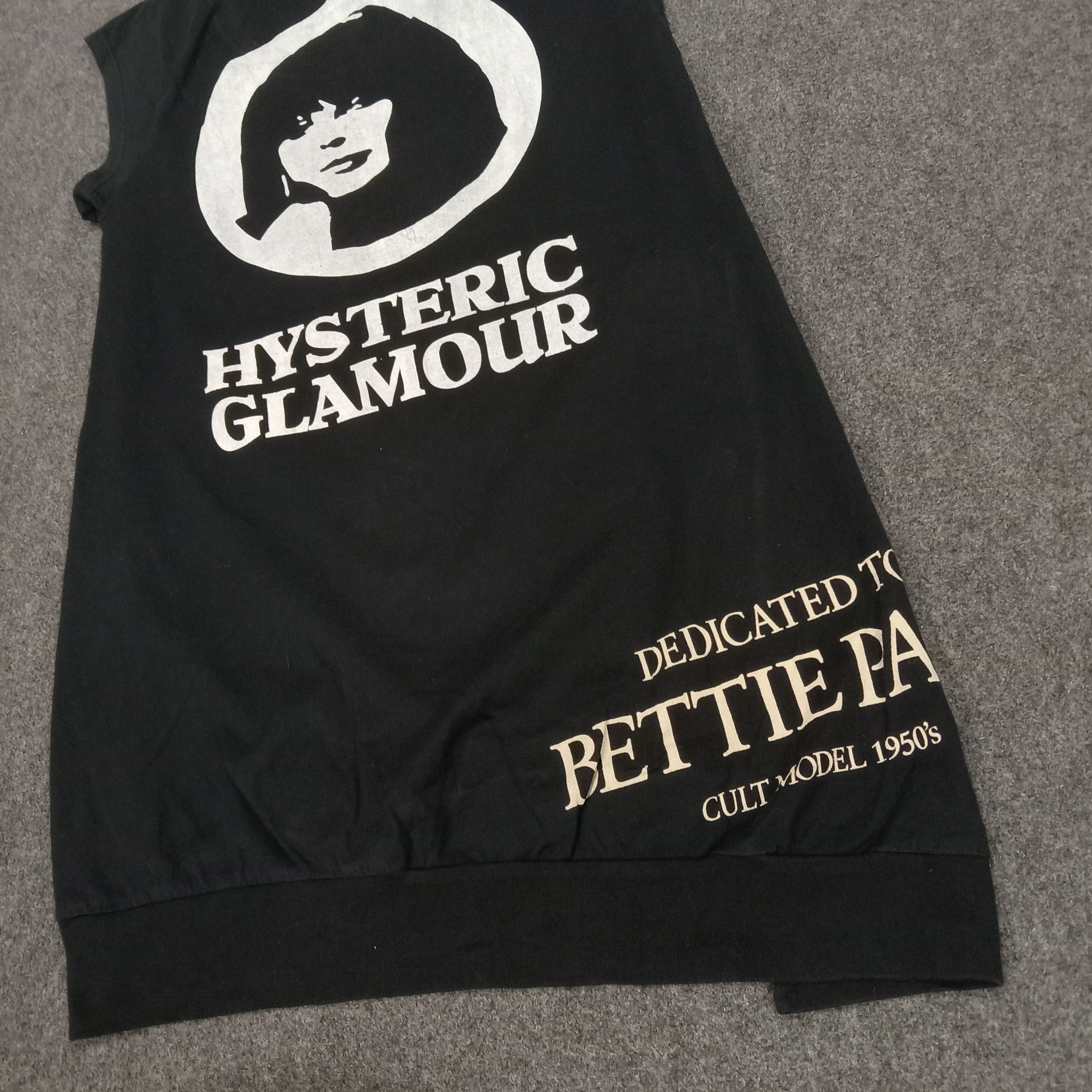 Hysteric Glamour Hysteric Glamour Japanese Brand Punk Style Sleeveless Tshirt Size XS / US 0-2 / IT 36-38 - 7 Thumbnail