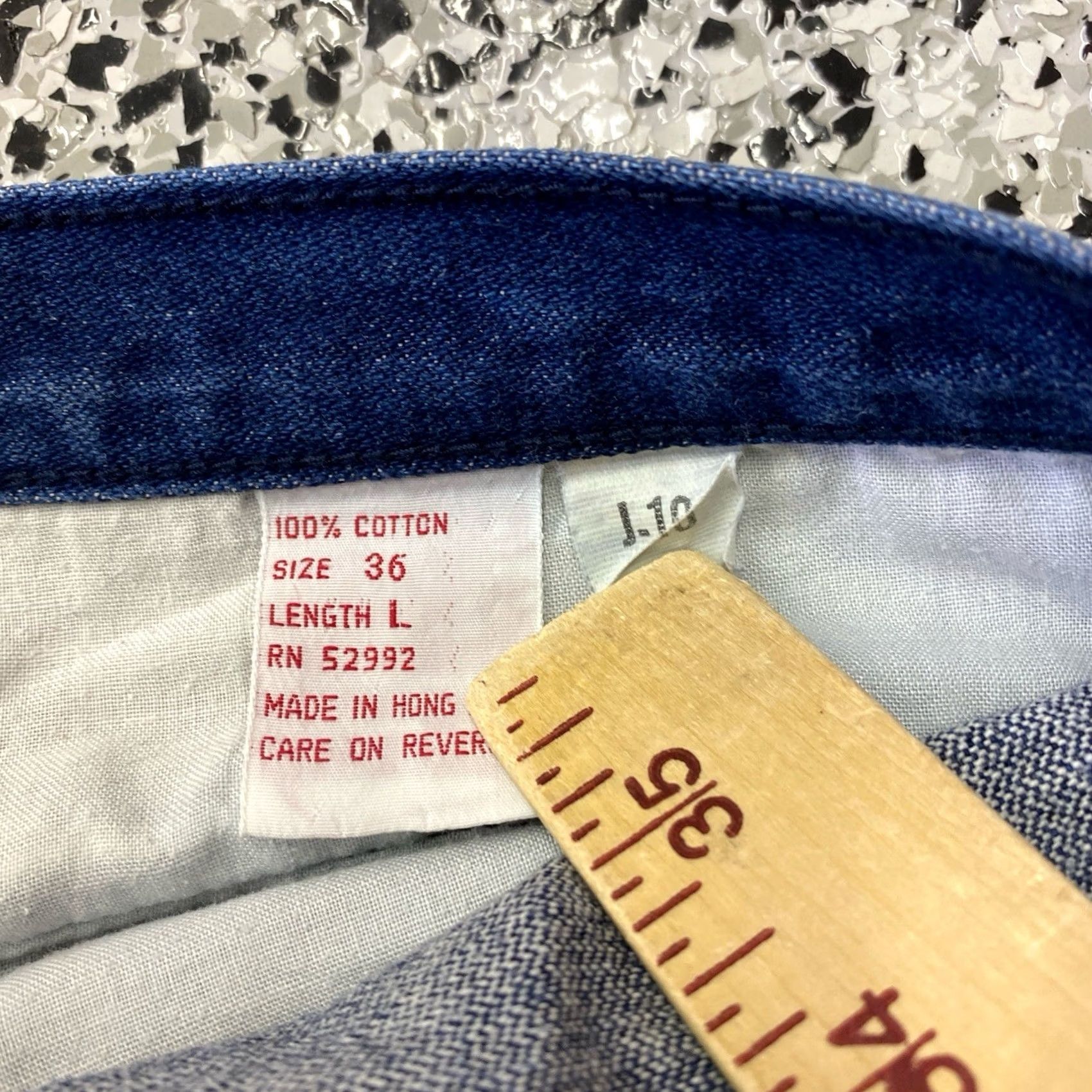 Jordache VINTAGE Jordache Jeans Womens Blue Wash Tapered Regular 31x30 Hemmed Size 24" / US 00 / IT 34 - 4 Thumbnail