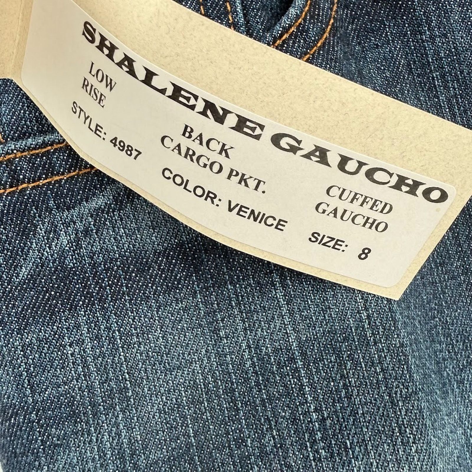 & Other Stories David Kahn Shalene Gaucho Capri Jeans Womens 8 NWT Size 30" / US 8 / IT 44 - 5 Thumbnail