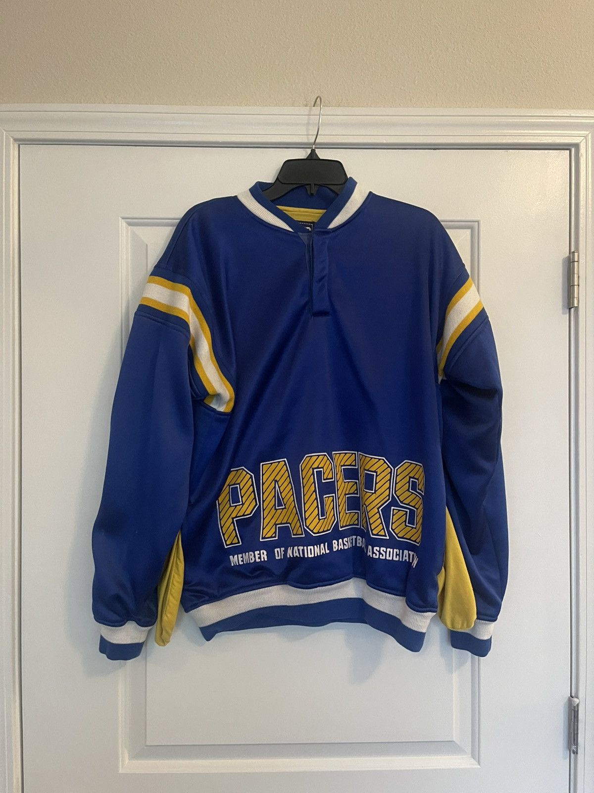 Starter × Vintage RARE Vintage Indiana Pacers Quarter Button Up Size US M / EU 48-50 / 2 - 1 Thumbnail