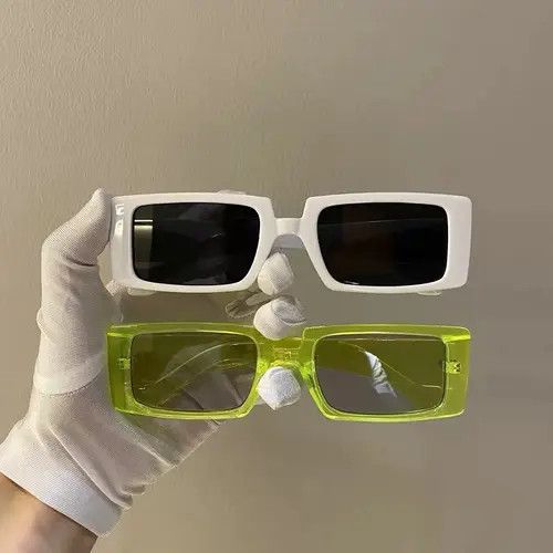 Designer × Vintage Vintage square frame sunglasses Size ONE SIZE - 4 Thumbnail