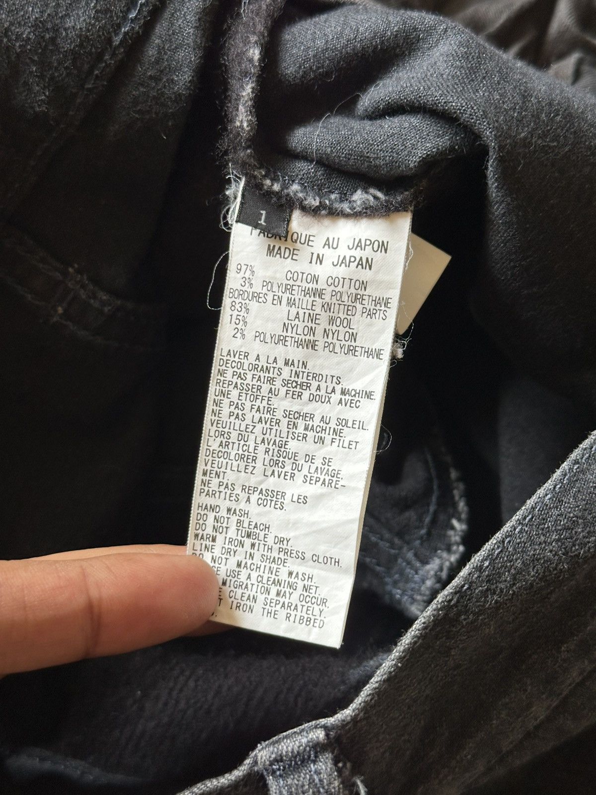 Yohji Yamamoto SS2009 Yohji Yamamoto Y’s Ankle Length Jeans Size 28" / US 6 / IT 42 - 8 Thumbnail