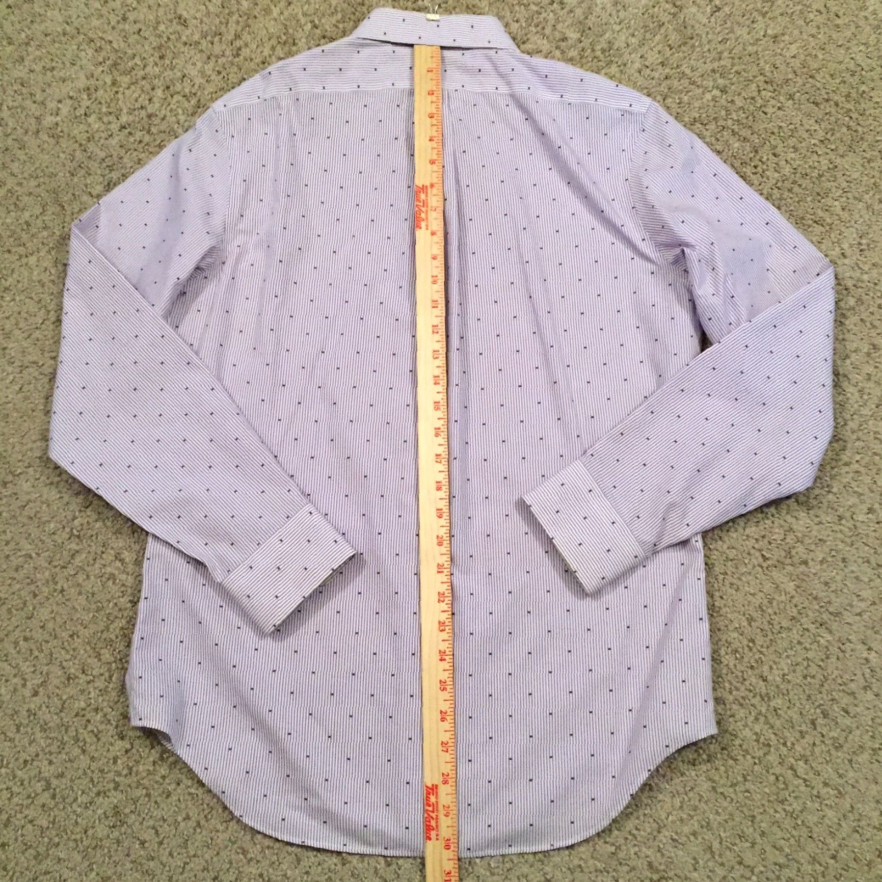 Banana Republic VINTAGE BanAna Republic Shirt Mens Small Purple Polka Dot Long Sleeve Button Up Classic Size US S / EU 44-46 / 1 - 6 Thumbnail