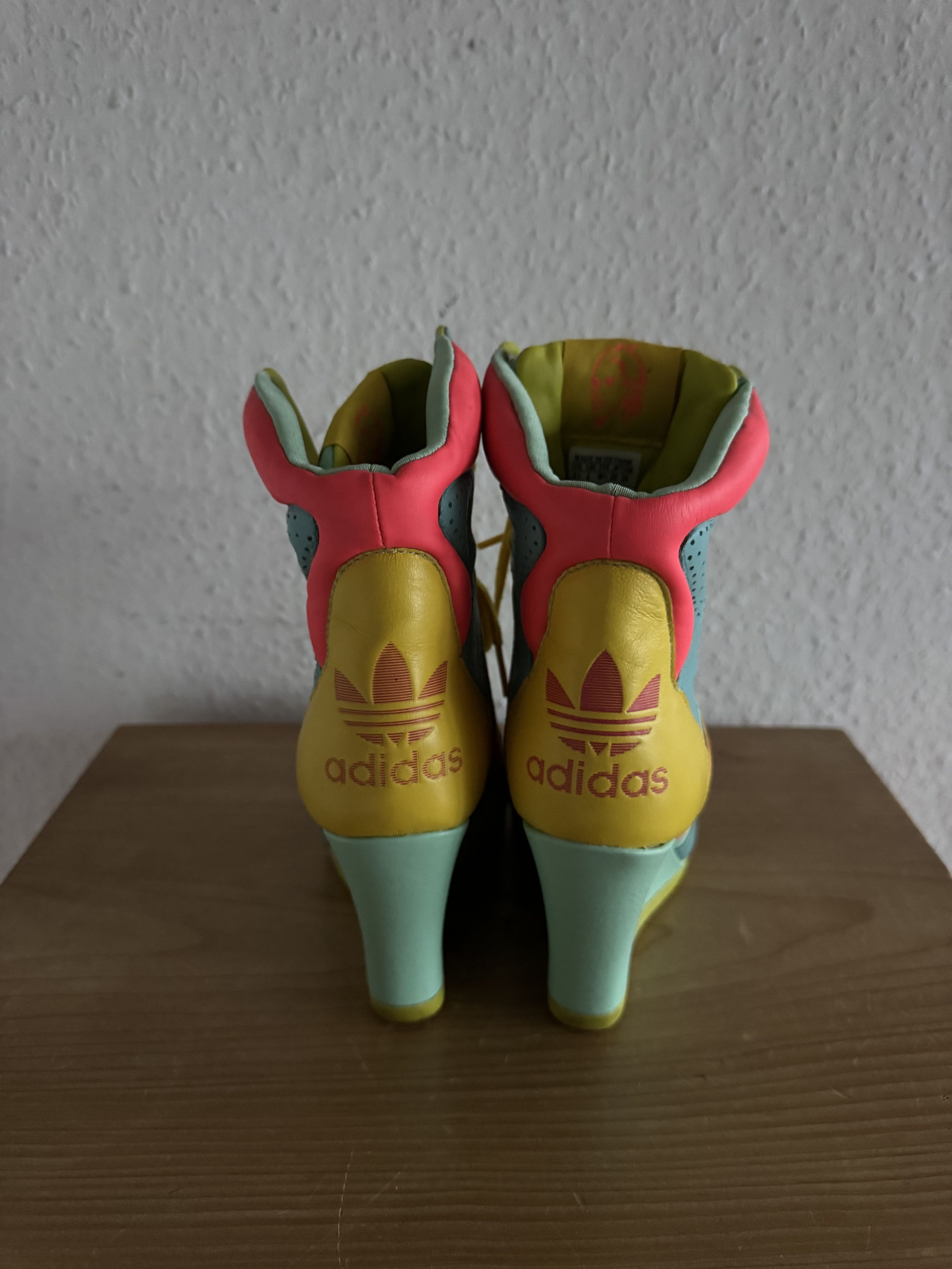 Adidas × Jeremy Scott Wedge Platform Sneakers Size US 5.5 / IT 35.5 - 6 Thumbnail