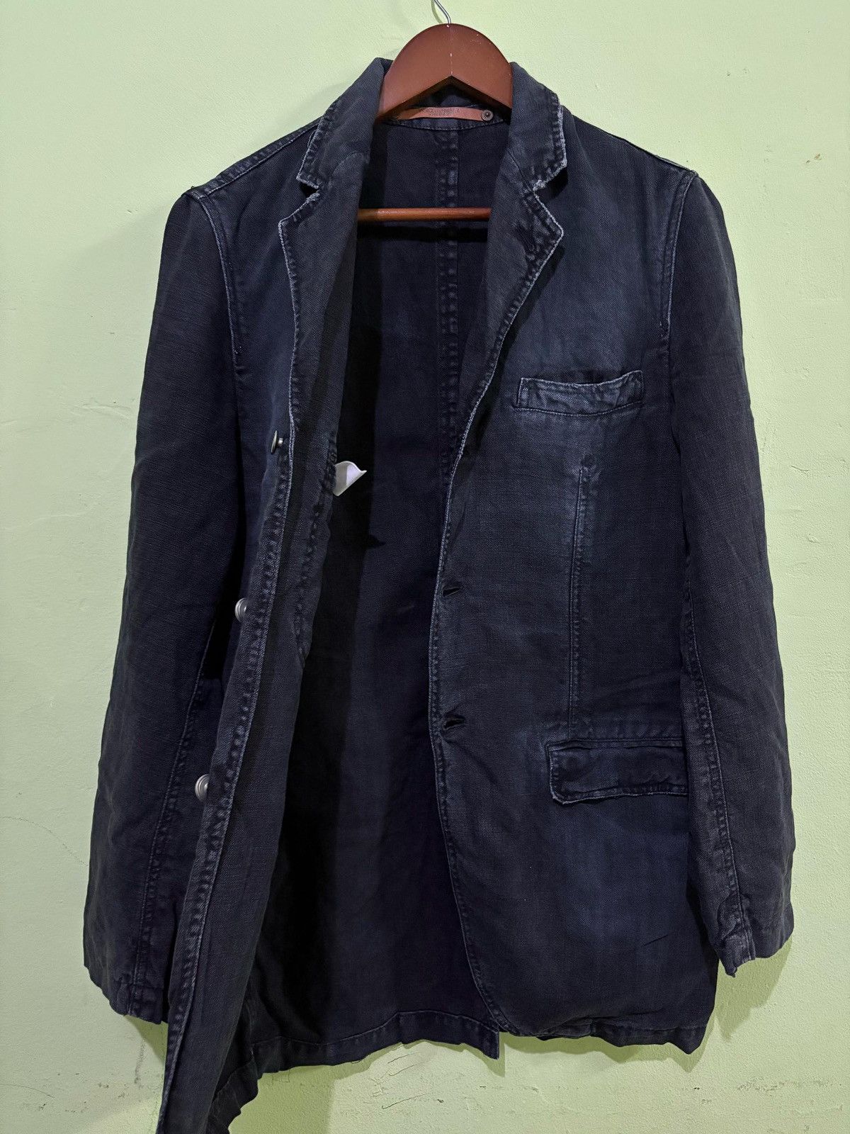 Dolce & Gabbana Dolce And Gabbana Linen Jacket Distressed Design Size US S / EU 44-46 / 1 - 4 Thumbnail