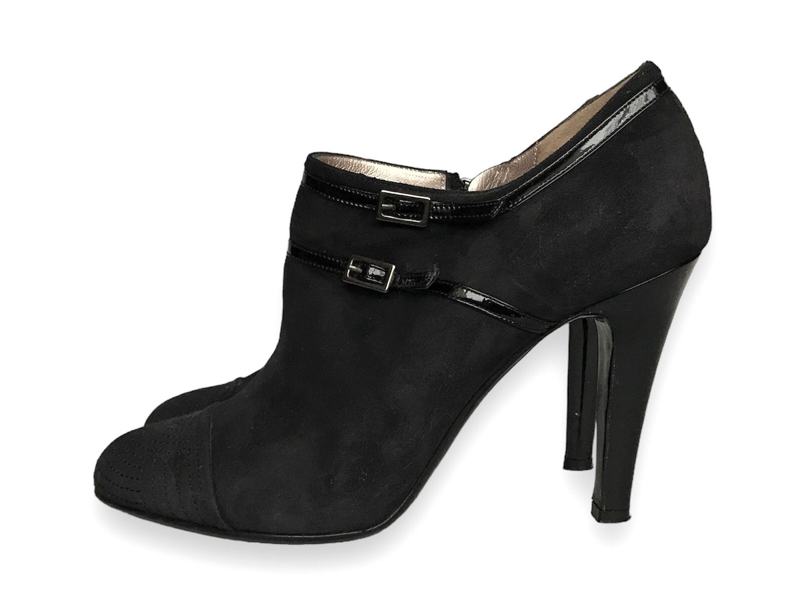 Salvatore Ferragamo × Vintage SALVATORE FERRAGAMO SUEDE LEATHER ANKLE BOOTS EU39.5 UK6.5 Size US 9 / IT 39 - 1 Thumbnail
