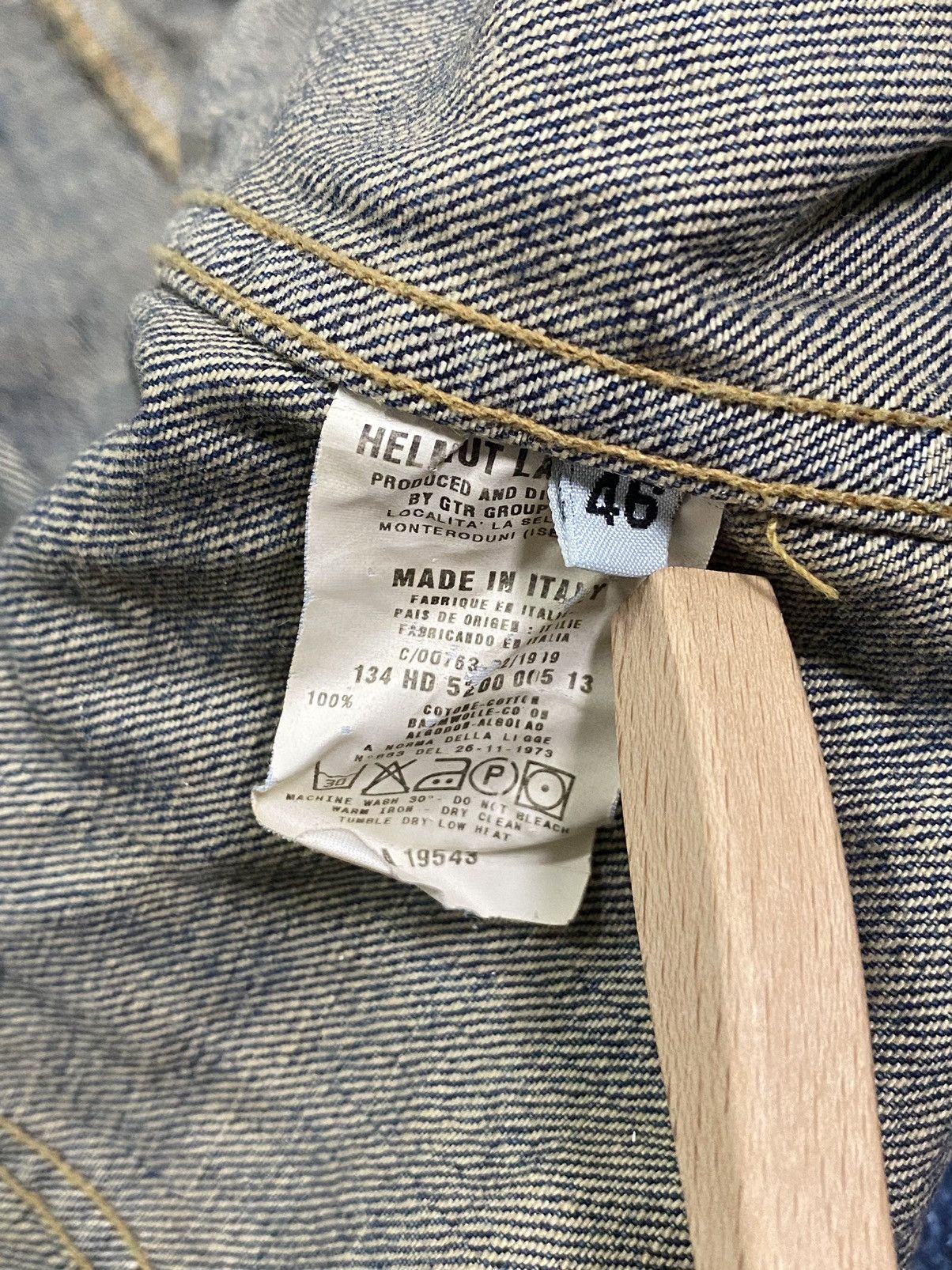Helmut Lang AW 1998 Helmut Lang Denim Jacket Size L / US 10 / IT 46 - 8 Thumbnail