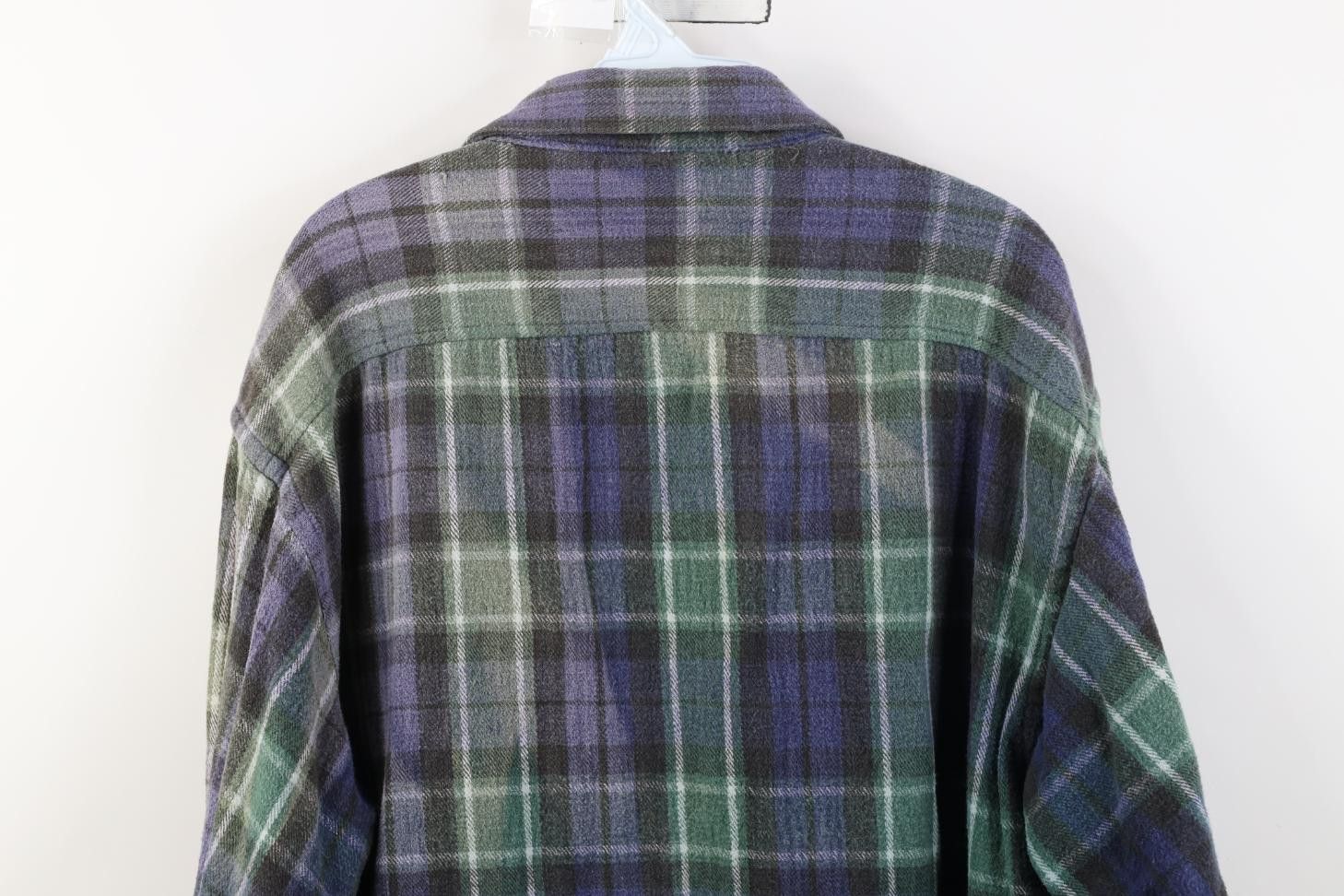 Vintage Vintage 90s Streetwear Heavyweight Snap Button Flannel Shirt Size US XL / EU 56 / 4 - 14 Thumbnail