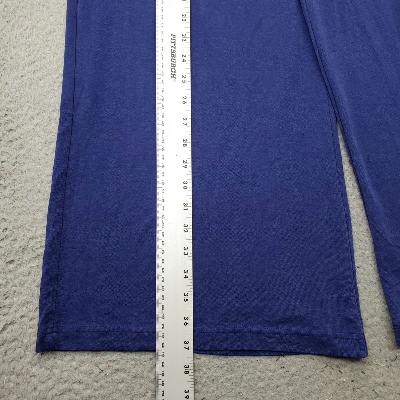 Fabletics Fabletics Pants Women S Blue Comfortable Stretch High Waisted Wide Leg Ankle Size 28" / US 6 / IT 42 - 3 Thumbnail
