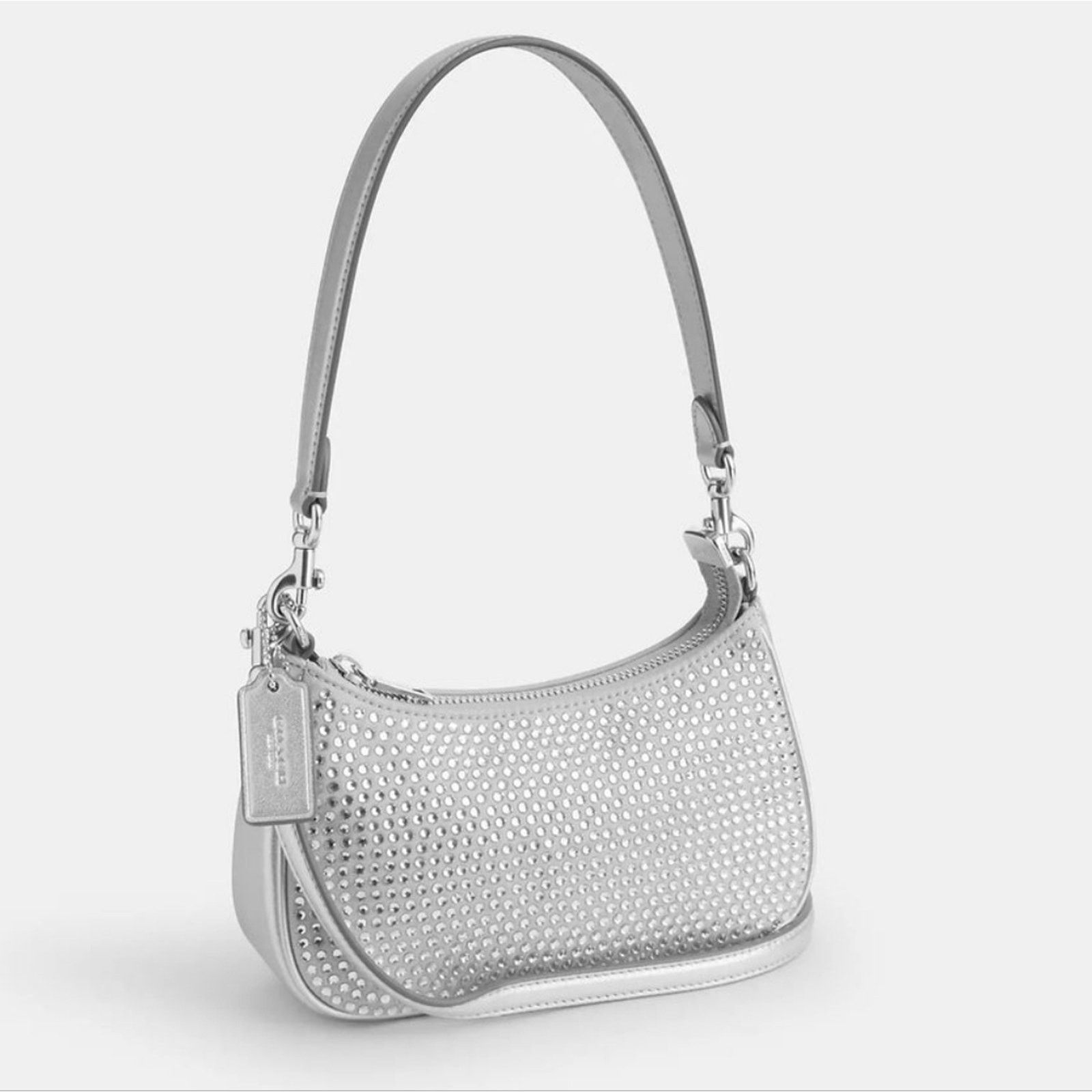 Coach Coach Teri Mini Crossbody Bag Leather Crystal Shoulder Size ONE SIZE - 8 Thumbnail