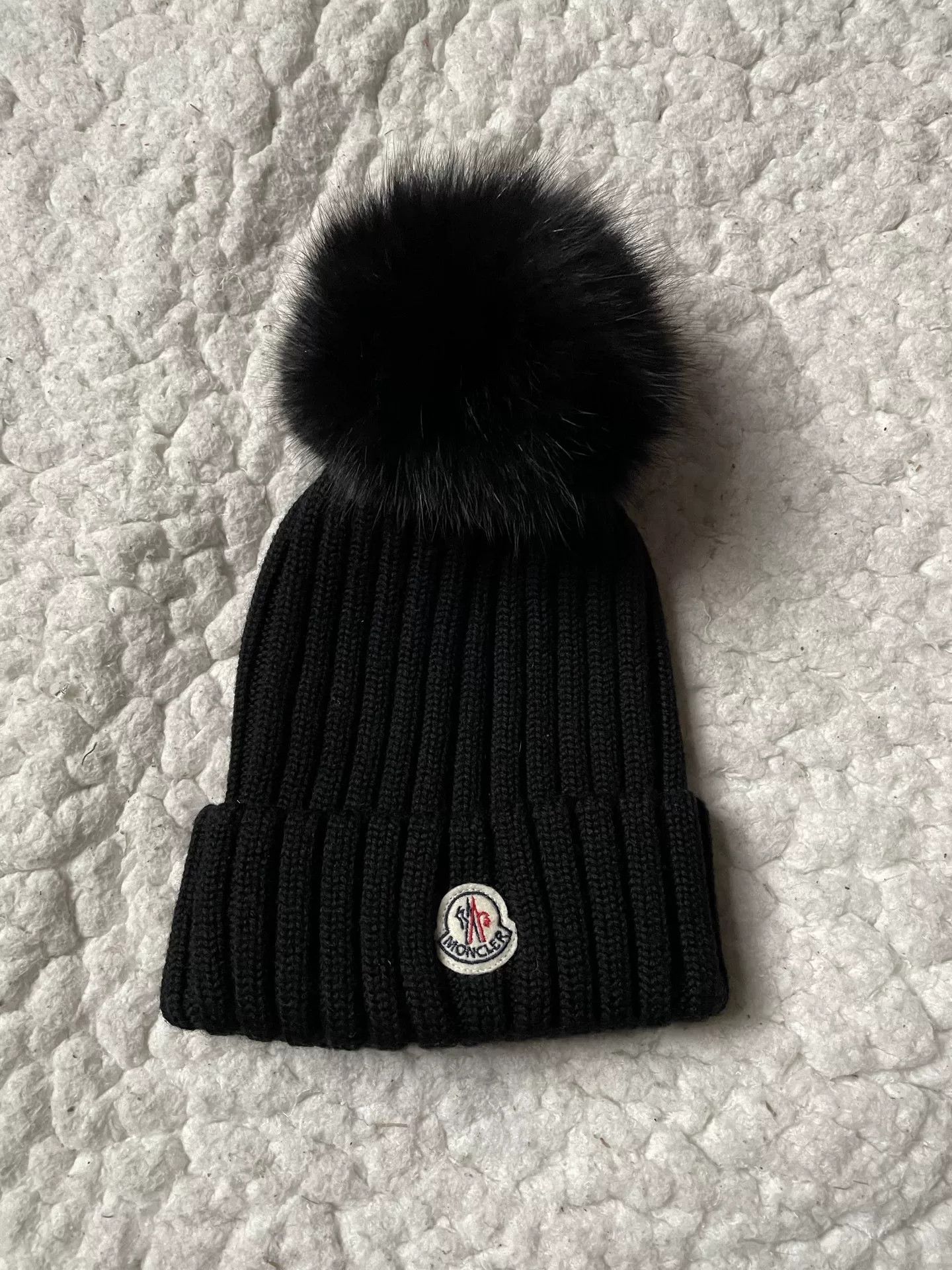 Moncler Moncler Black 40cm Hat Size ONE SIZE - 1 Thumbnail