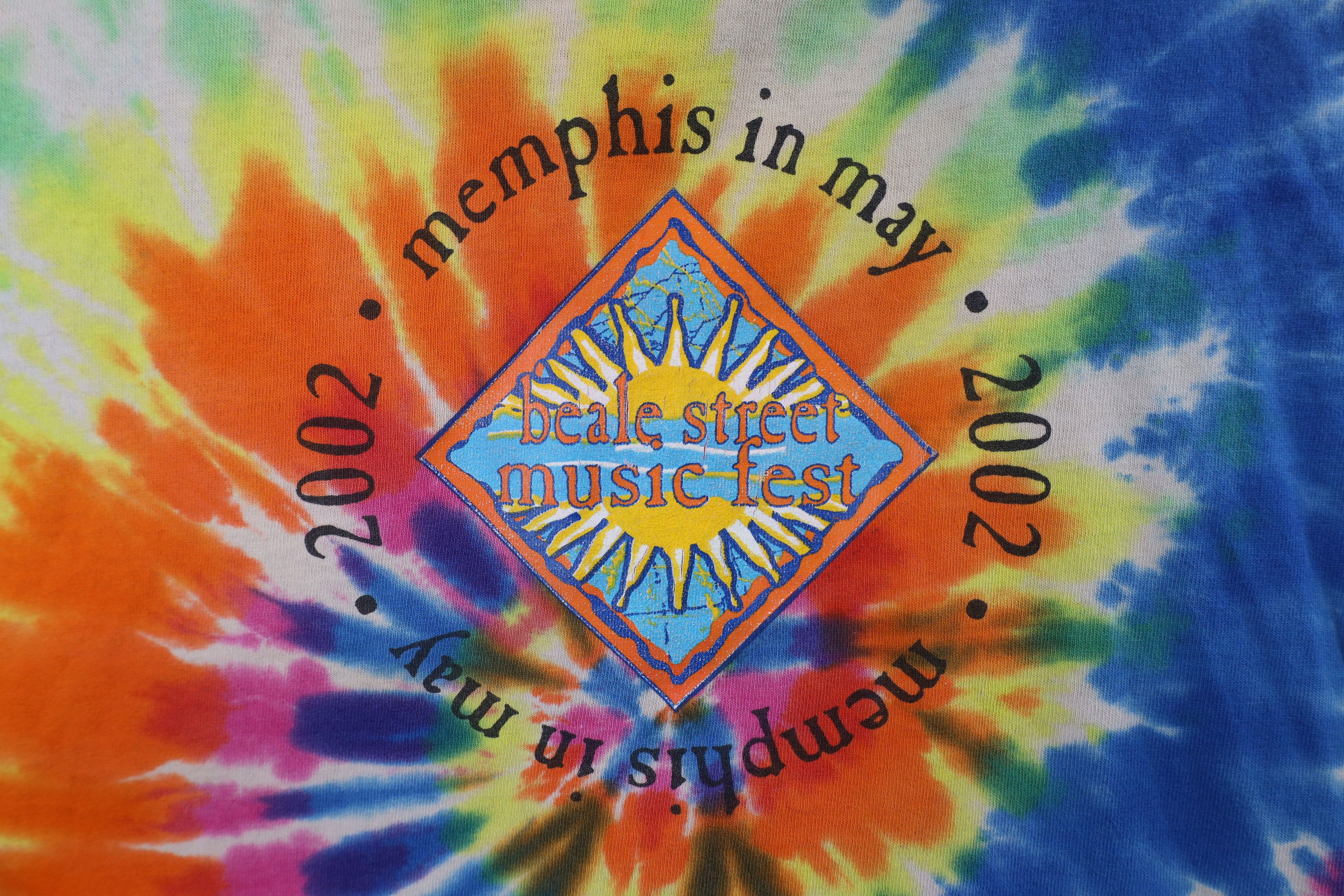 Vintage Vintage Y2K 2002 In May Beale Street Music Fest T-Shirt Size US XL / EU 56 / 4 - 4 Thumbnail