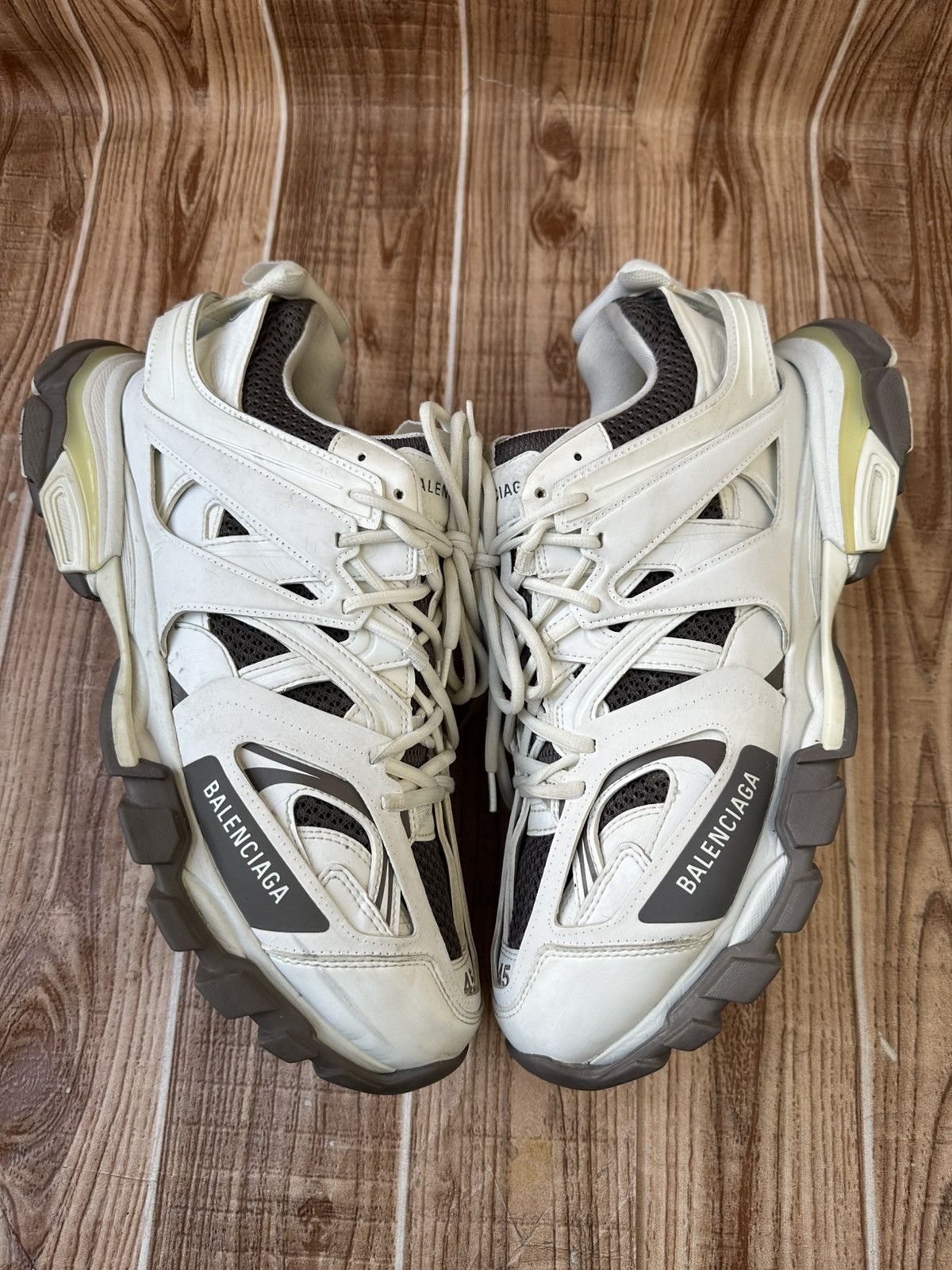 Balenciaga Balenciaga Track Sneakers Medium Gray Size US 12 / EU 45 - 5 Thumbnail