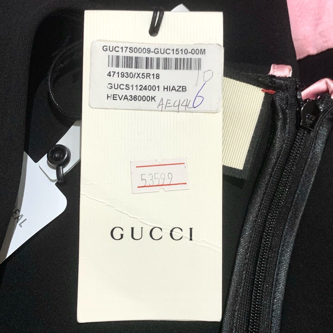 Gucci Gucci Black V-neck Short Sleeve Dress K26WX Size M / US 6-8 / IT 42-44 - 6 Thumbnail
