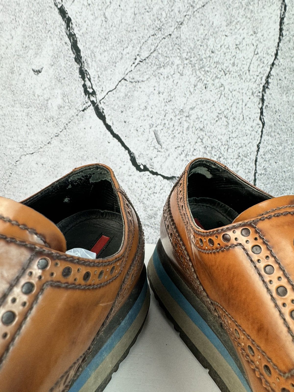 Prada Prada Levitate Brogues Oxford Derby Air Bubble Leather 