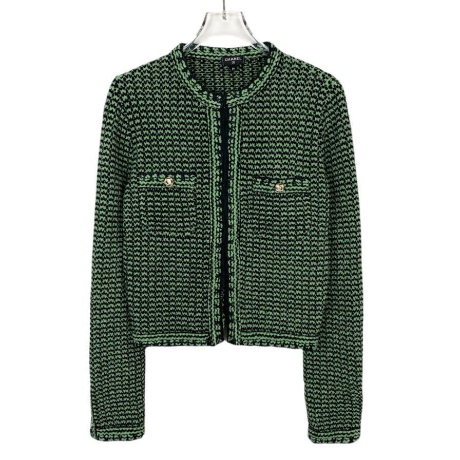 Chanel Chanel Double C Button Trimmed Cashmere Round Tweed Jacket Size XS / US 0-2 / IT 36-38 - 1 Thumbnail
