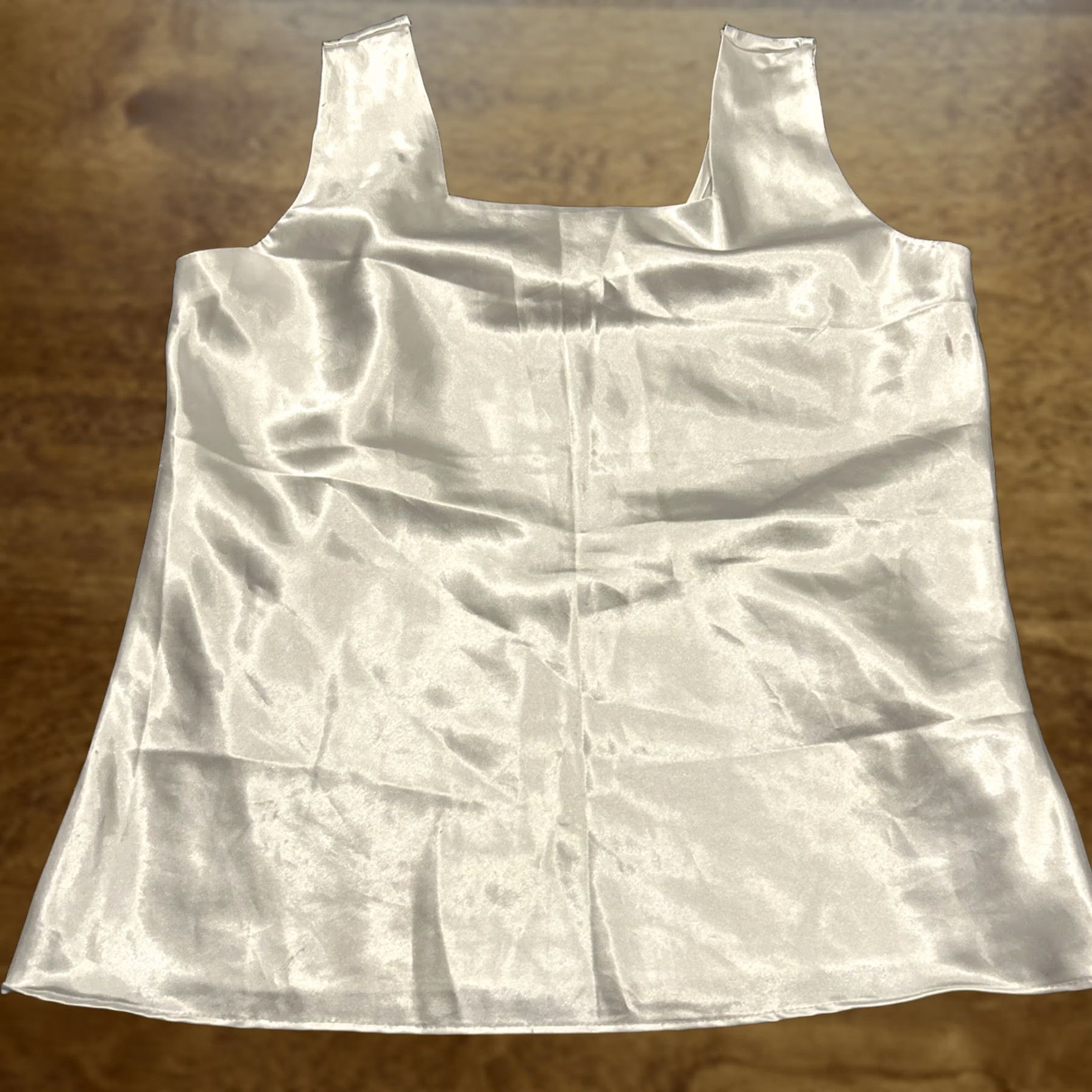 Vintage VINTAGE Wonder Maid Camisole Tank Shirt Womens M White Satin Trim Bodice Top A23 Size M / US 6-8 / IT 42-44 - 1 Thumbnail