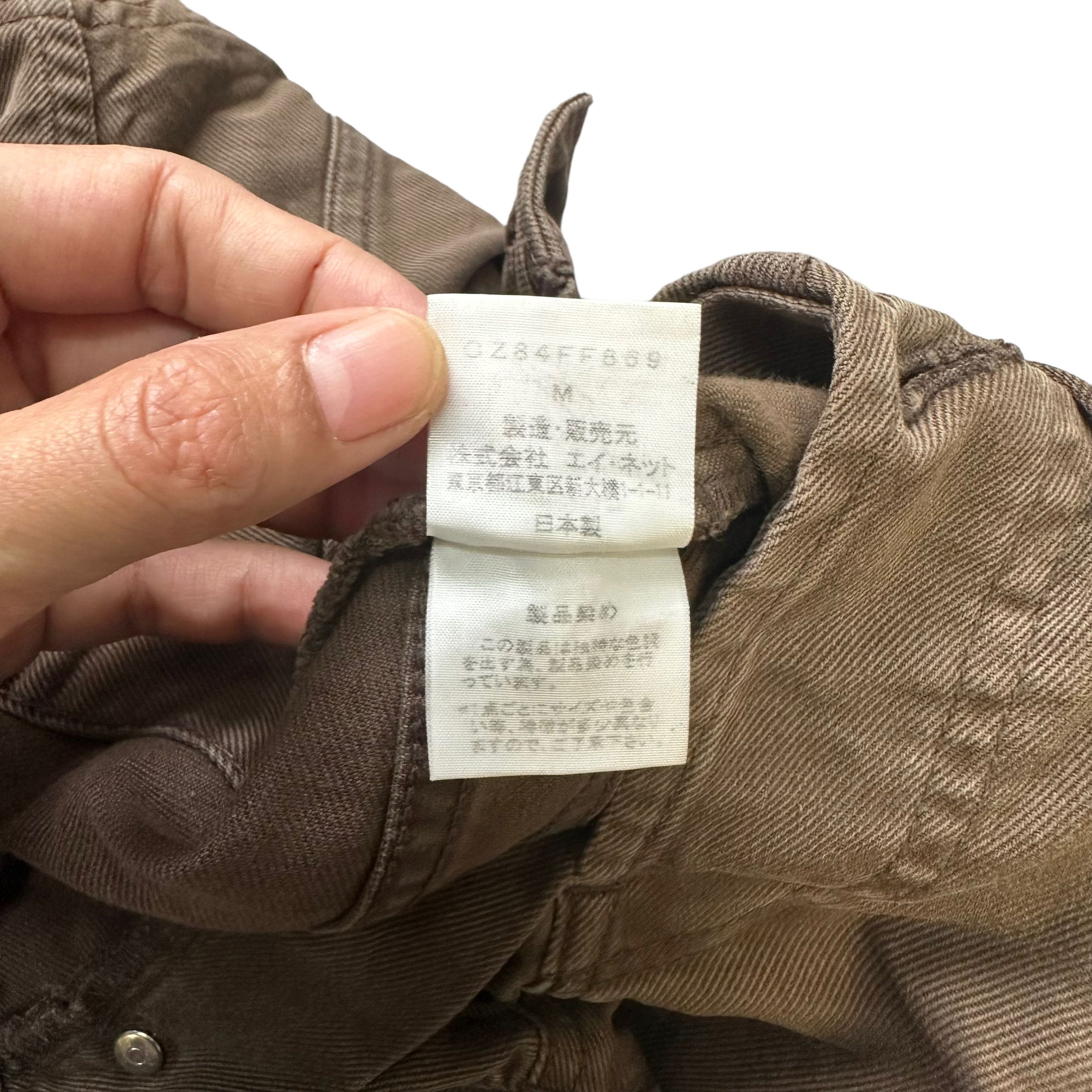 CABANE de ZUCCa CABANE DE ZUCCA RARE DESIGN CASUAL PANTS #7796-176 Size US 32 / EU 48 - 8 Thumbnail