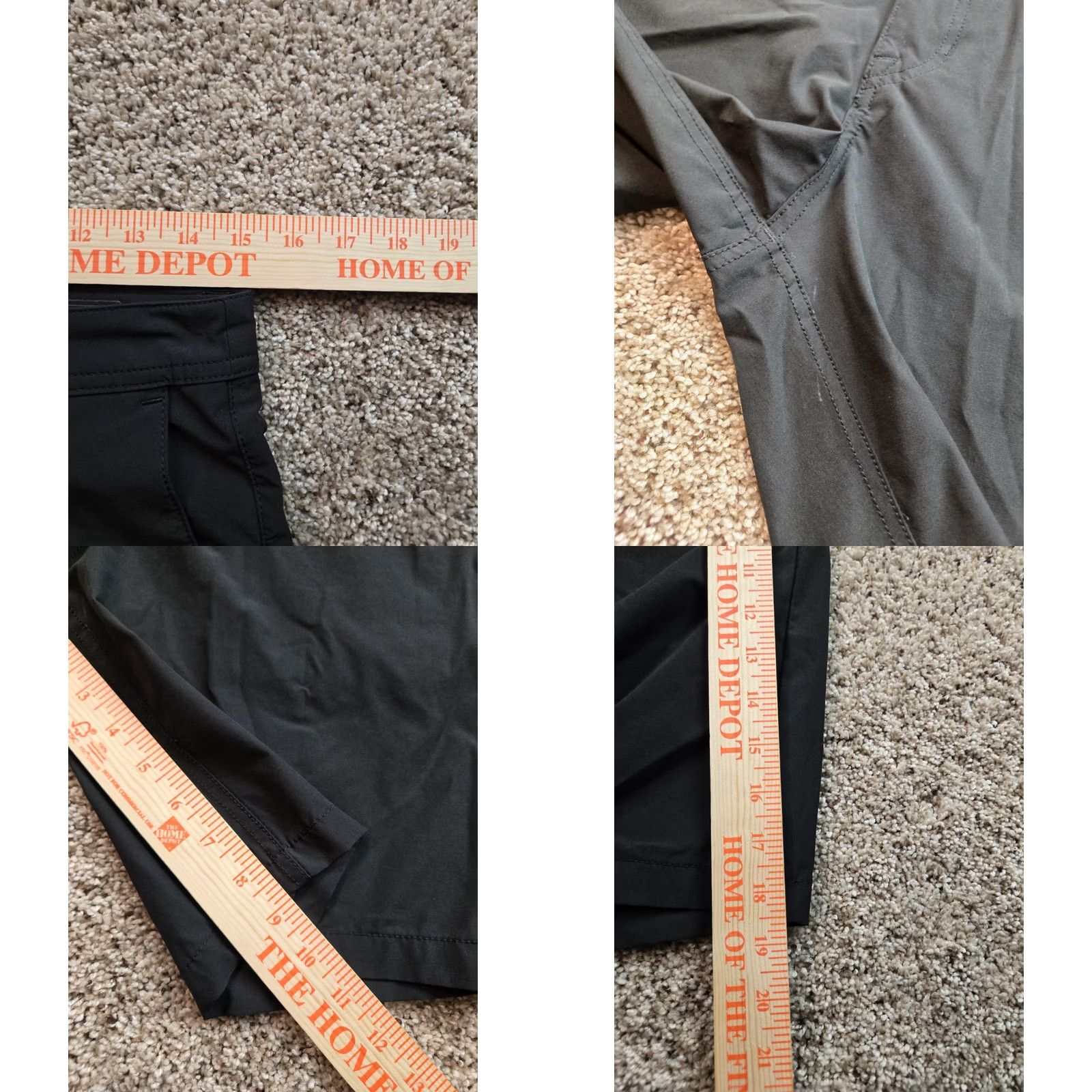 Volcom Volcom Hybrid Shorts Mens 28 Black Chino Flat Front Stretch Pockets 9" Inseam Size US 28 / EU 44 - 8 Thumbnail