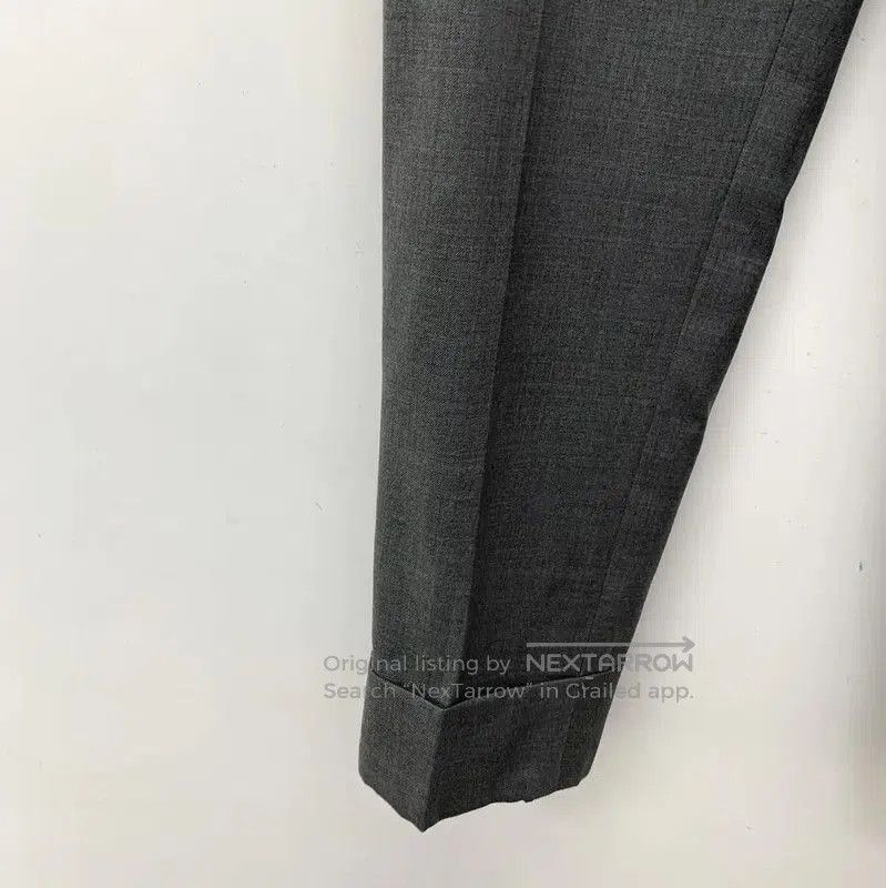 Thom Browne Thom Browne Men's Casual Wool Pants in Dark Gray . Size US 30 / EU 46 - 4 Thumbnail