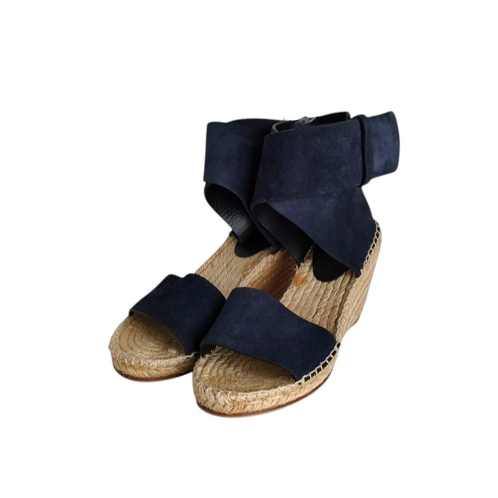 Celine Celine Celine Suede Wedge Sandals Suede Shoes DUTY FREE for USA Size ONE SIZE - 1 Thumbnail