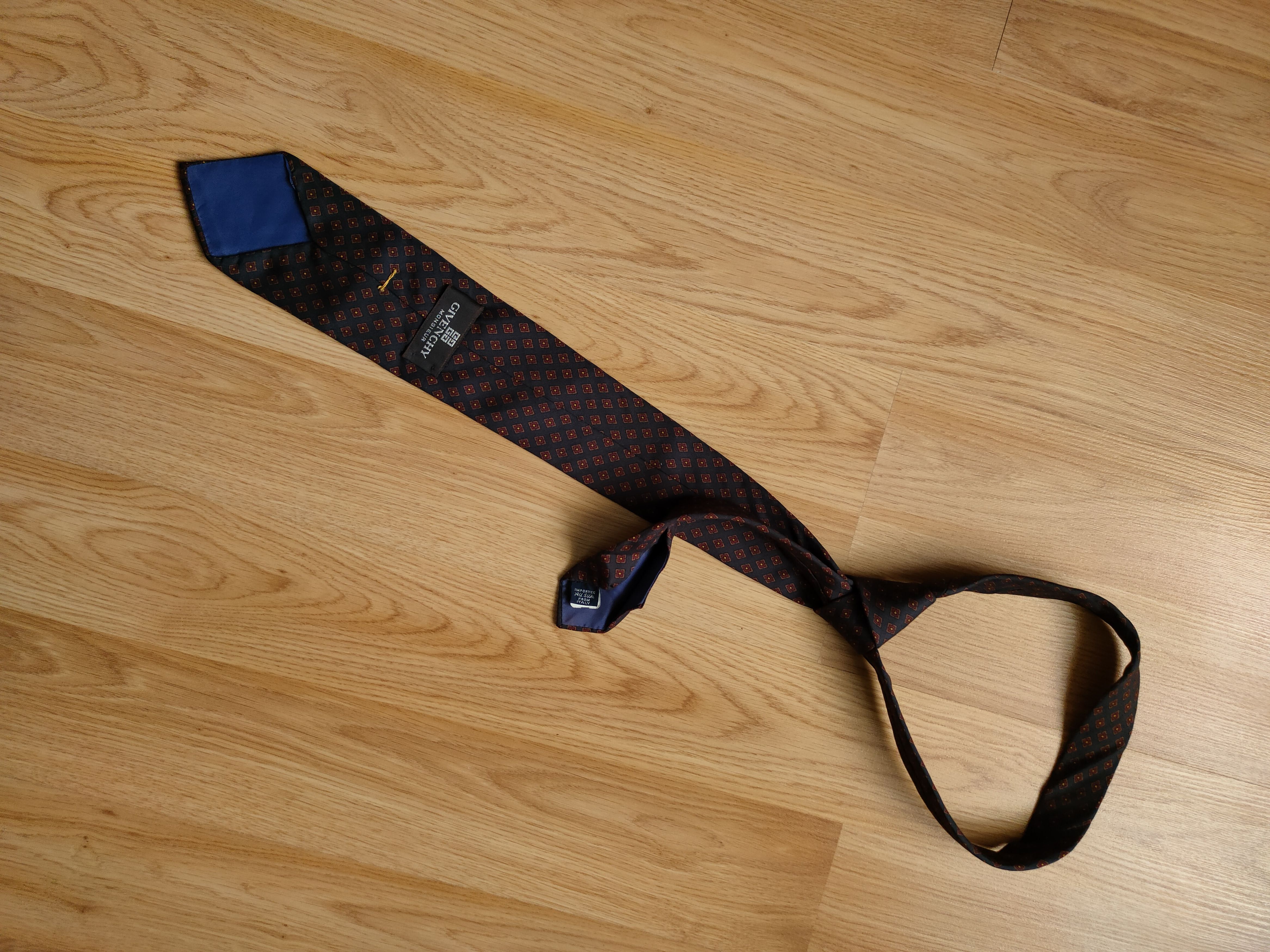 Givenchy Givenchy tie givenchy monsieur vintage tie silk Italy Size ONE SIZE - 7 Thumbnail